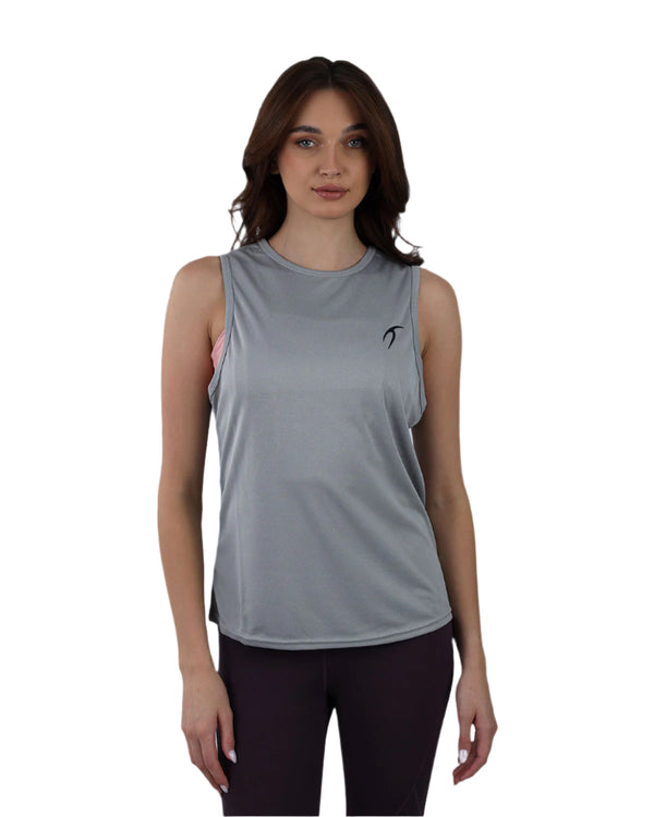 Modal Yoga Gray Tank Top-Atum -22213789