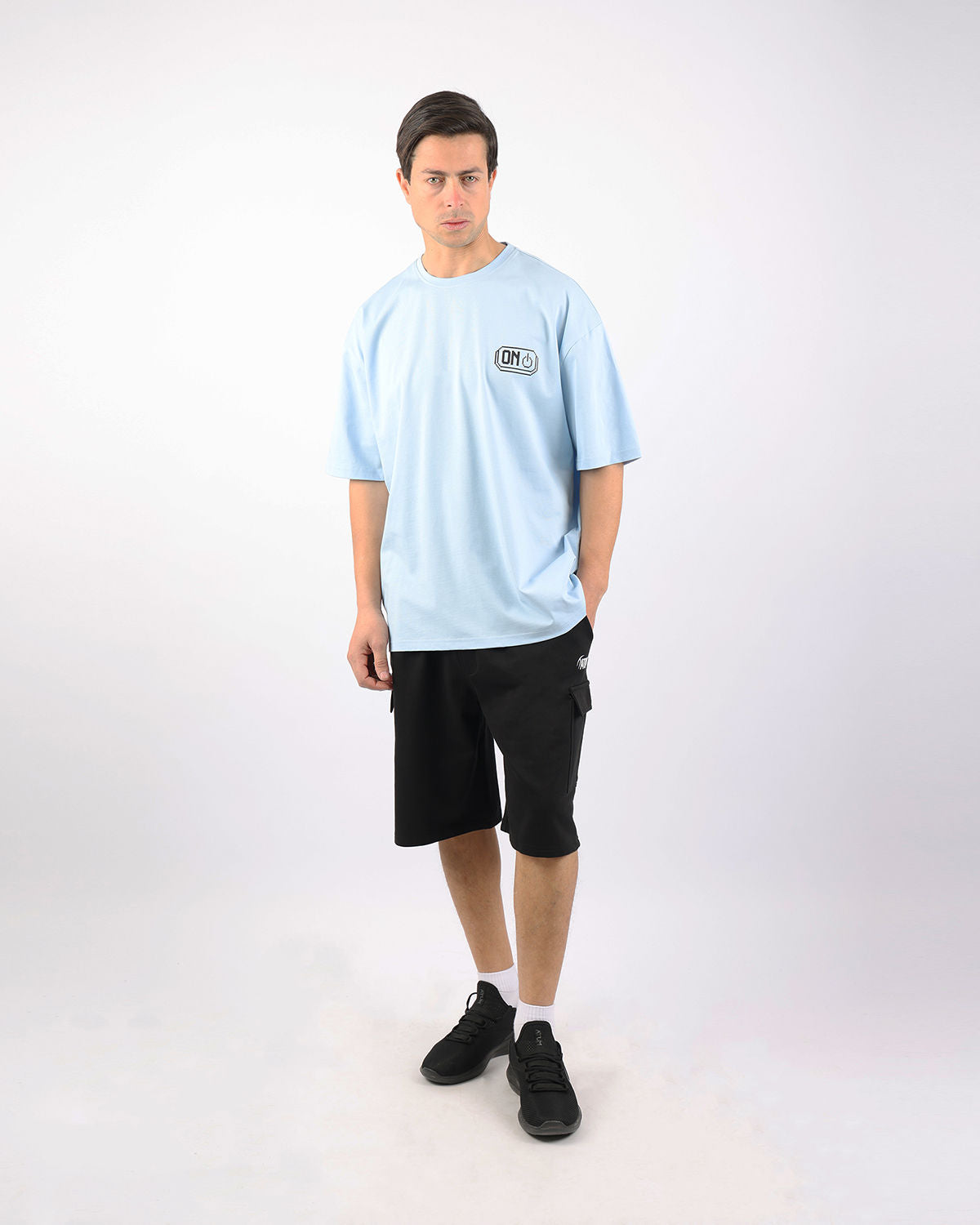 Adventure Mode Light Blue T-Shirt-Atum -43797511