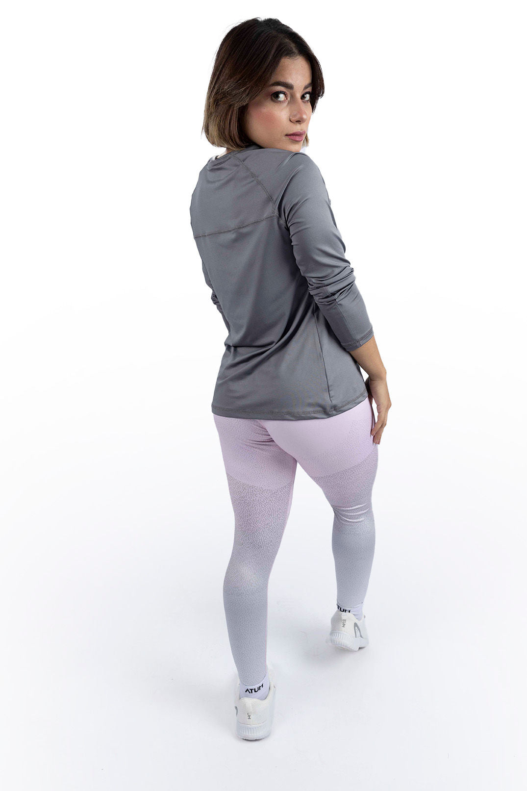 Women's Limitless Pink Leggings-Atum -65249124