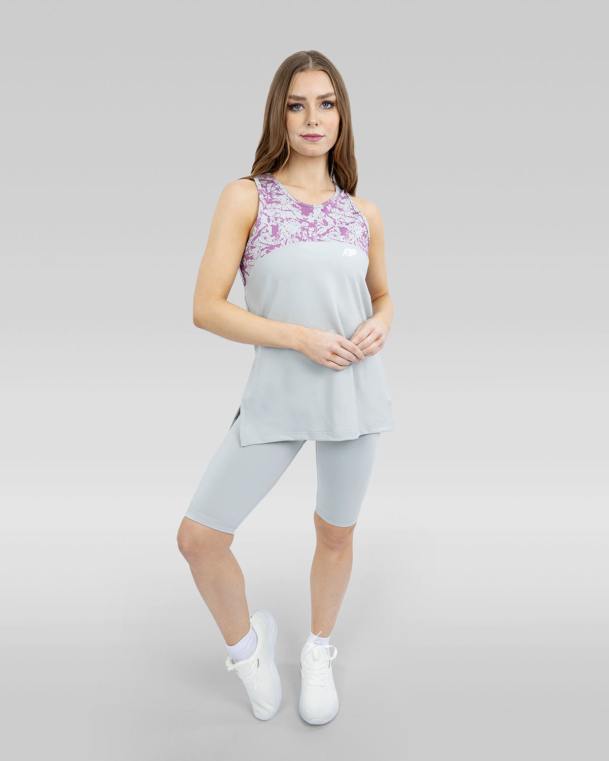 Basic Essentials Gray Short Leggings