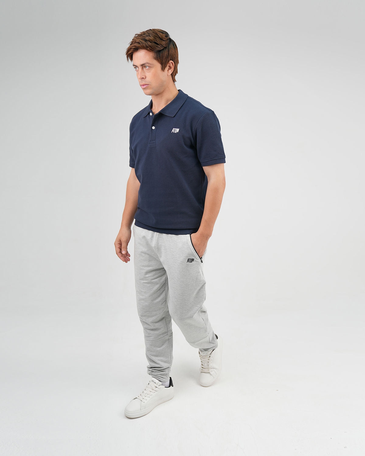 Regular Fit Navy Polo Shirt-Atum -46180453