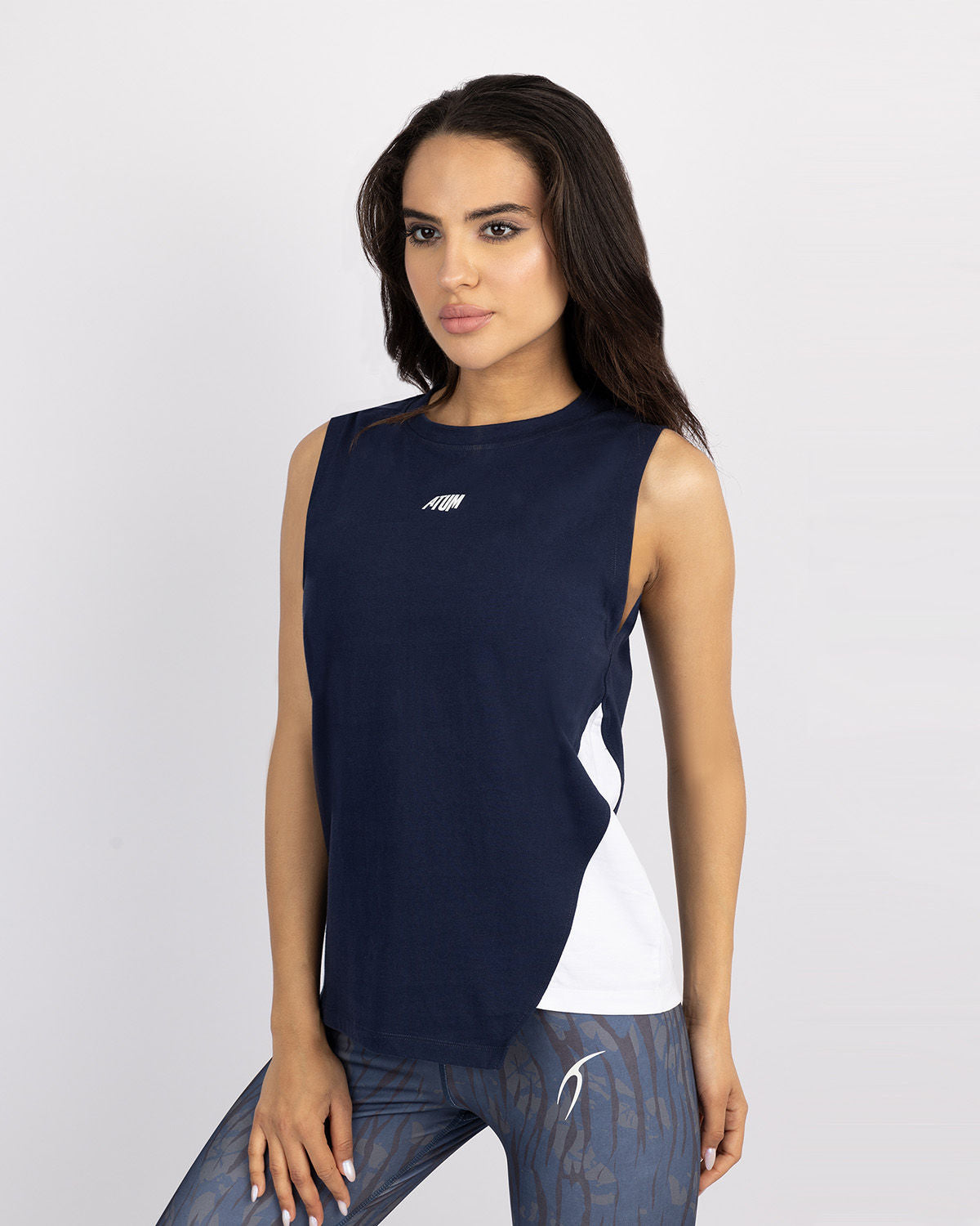 Dri-Fit Navy Tank Top-Atum -42031884