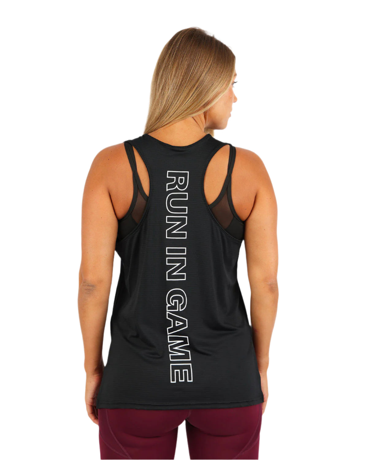 Vivid Motion Black Tank Top-Atum -97096758