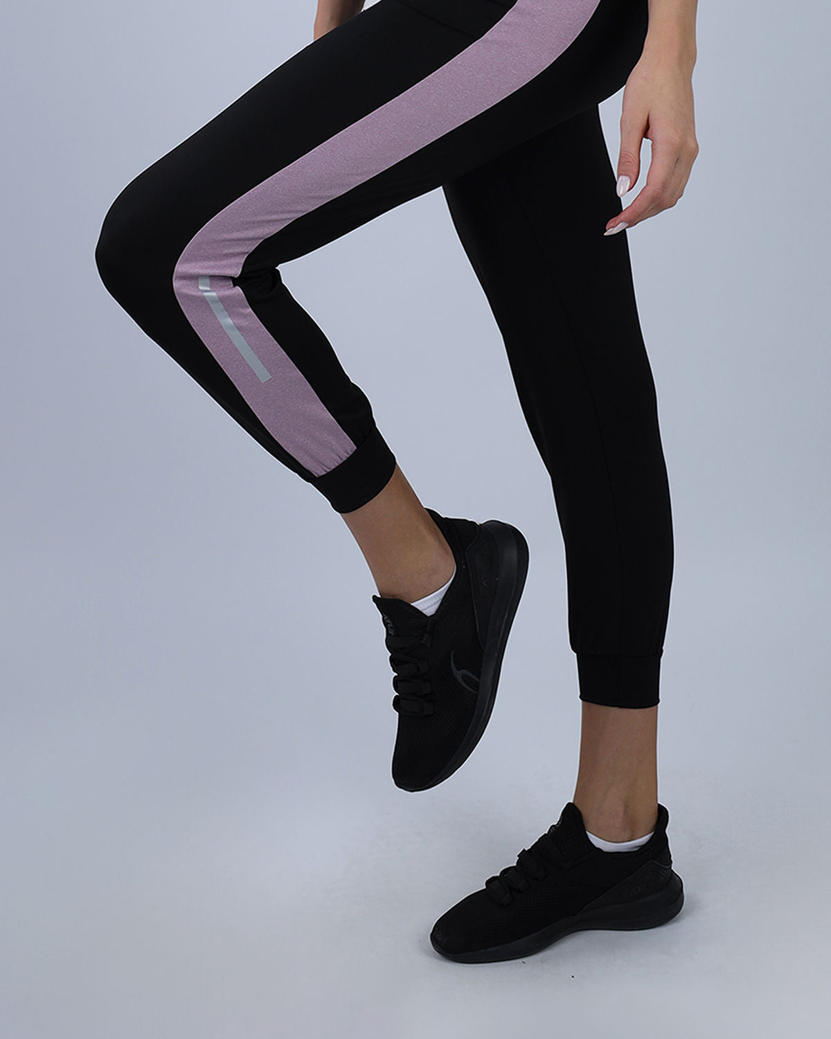 Stride Contrast Panel Pink Pants-Atum -33251371