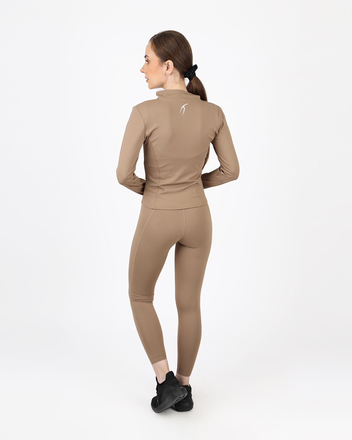 Horizon Duo Curve Coffee Leggings-Atum -94262710