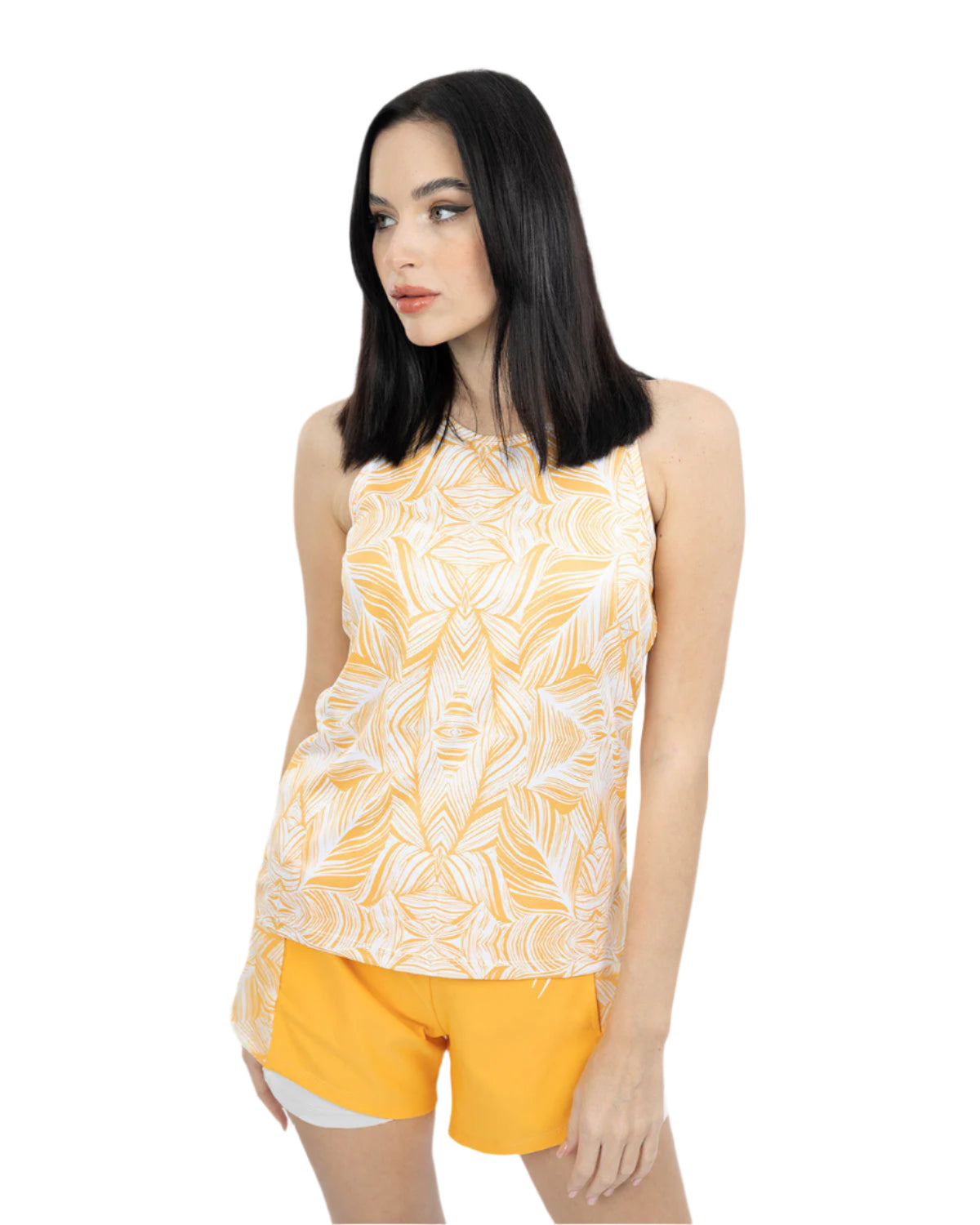 Flowery Women's Gold Top-Atum -40043668