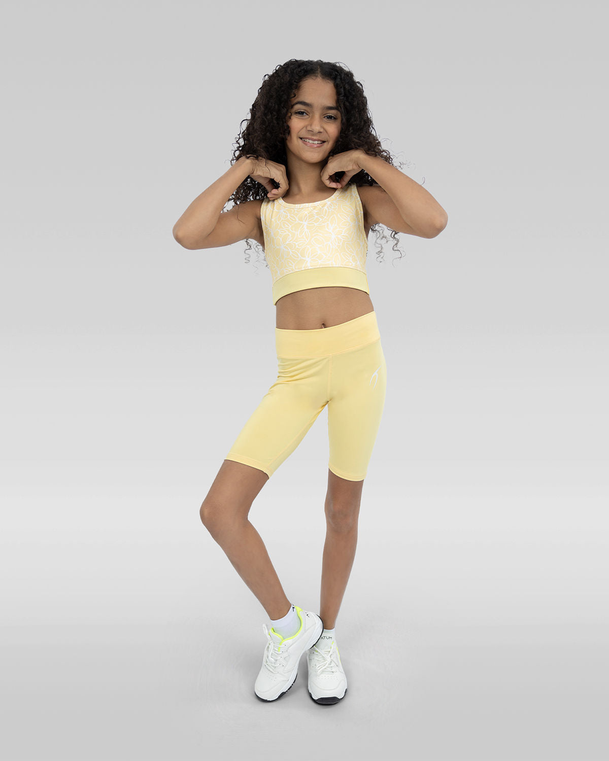 Smooth Girls Yellow Sports Bra