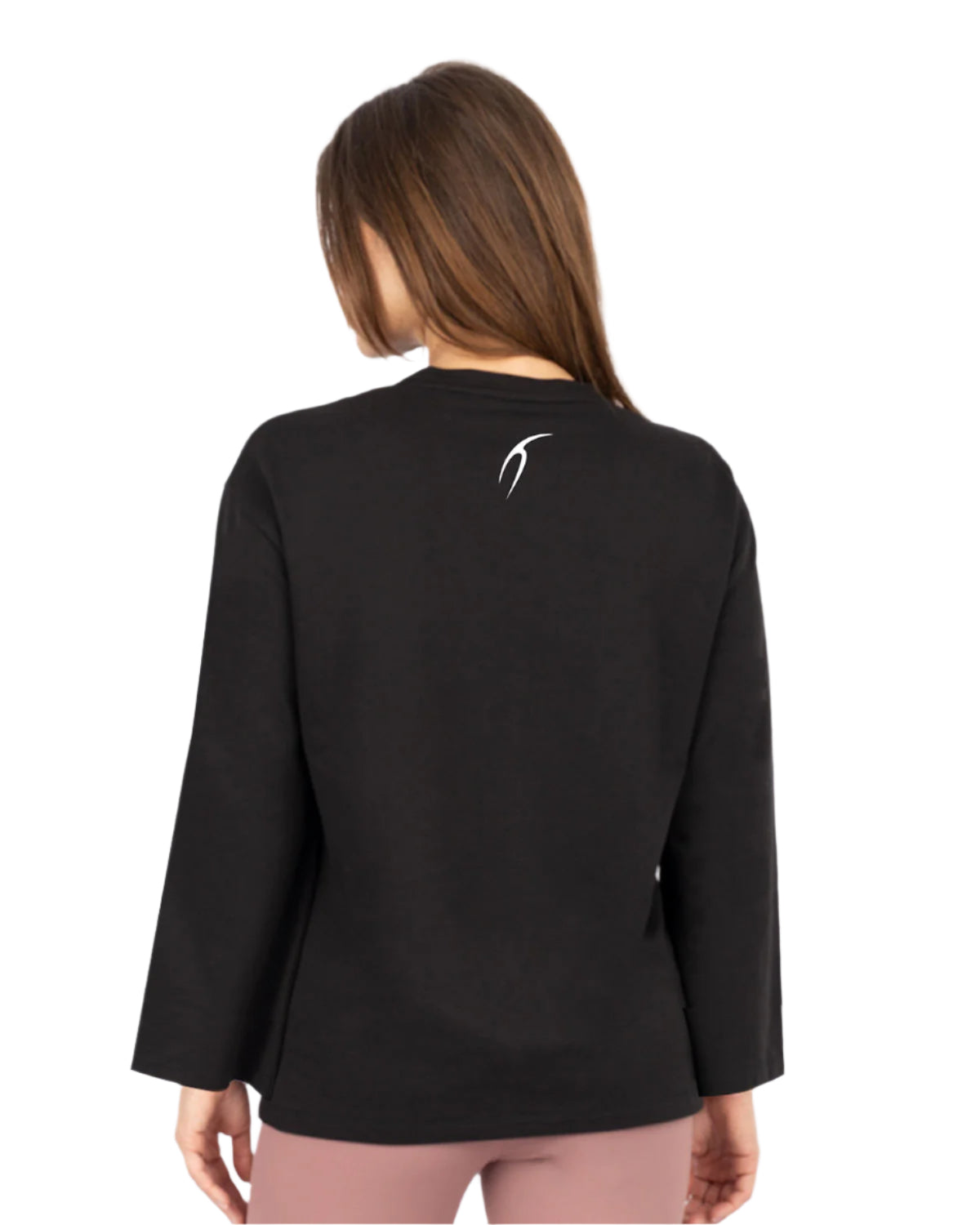 Elegance Oversize Black T-Shirt-Atum -52375490