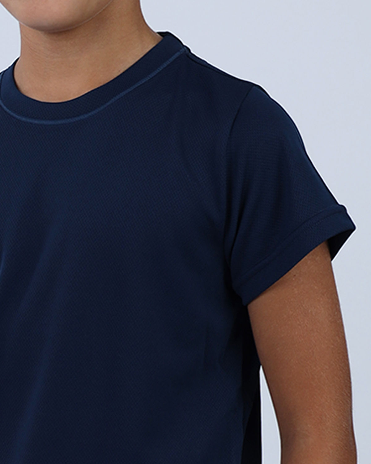 Dri-Fit Boys Basic Blue T-Shirt-Atum -21832425