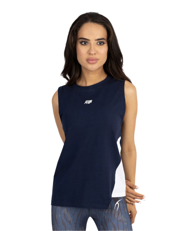 Dri-Fit Navy Tank Top-Atum -11104191