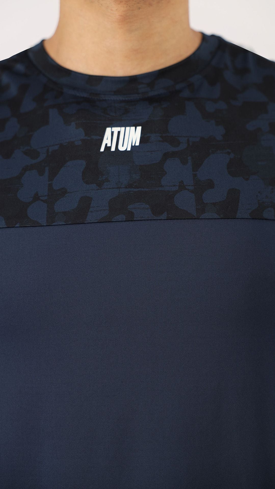 Men's Fitness Navy Top-Atum -6124811