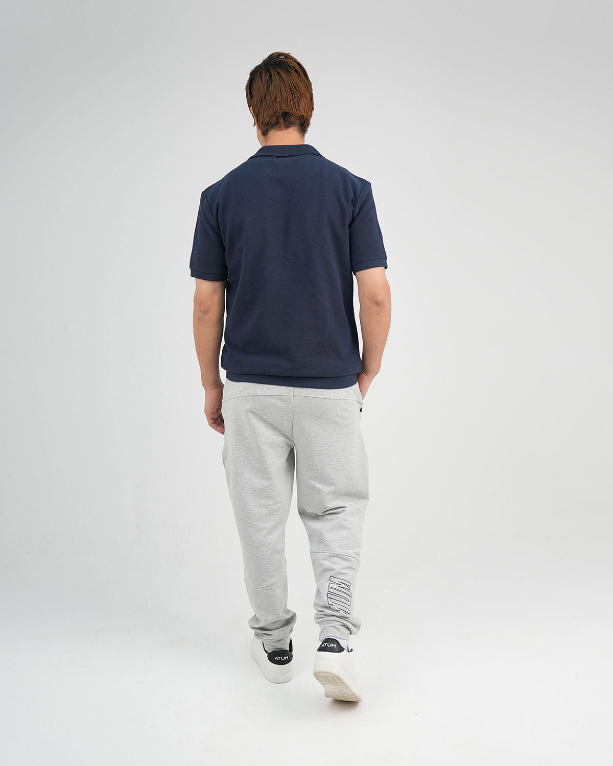 Regular Fit Navy Polo Shirt-Atum -65526362
