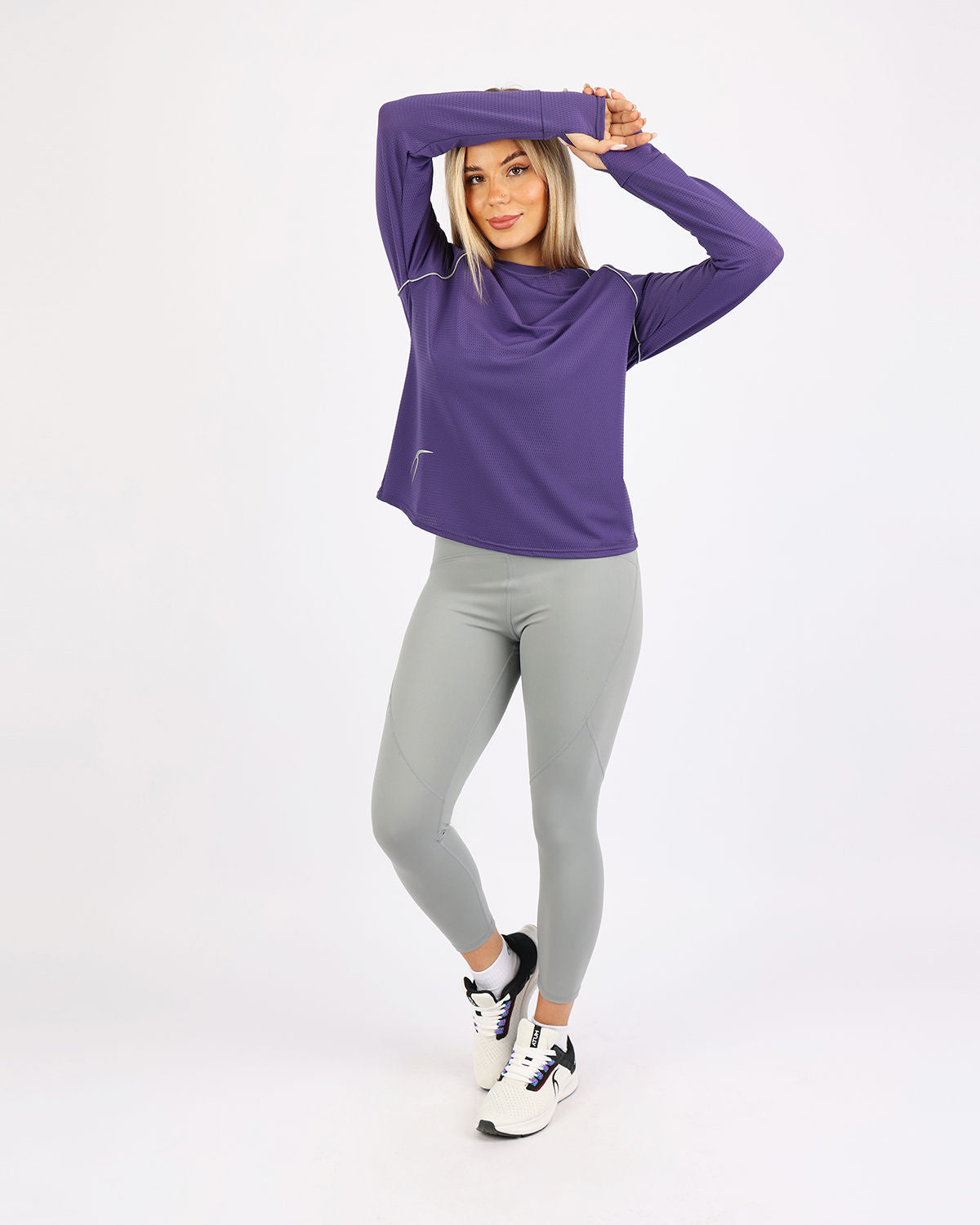 Long-Sleeve Training Purple Top-Atum -11887162