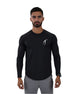 Long Sleeve Running Black Tee