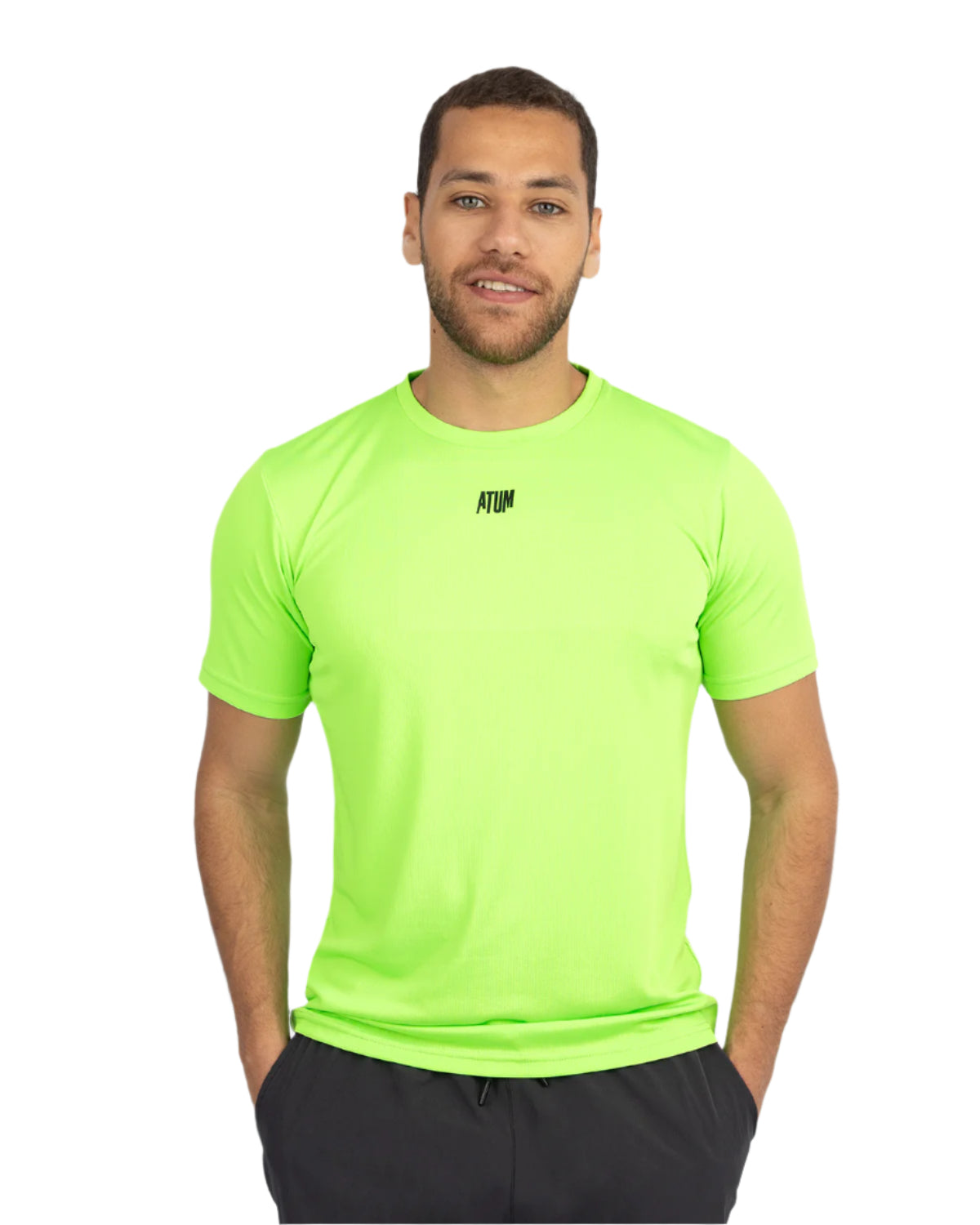 Squat Core Mesh Lime T-Shirt-Atum -23251553
