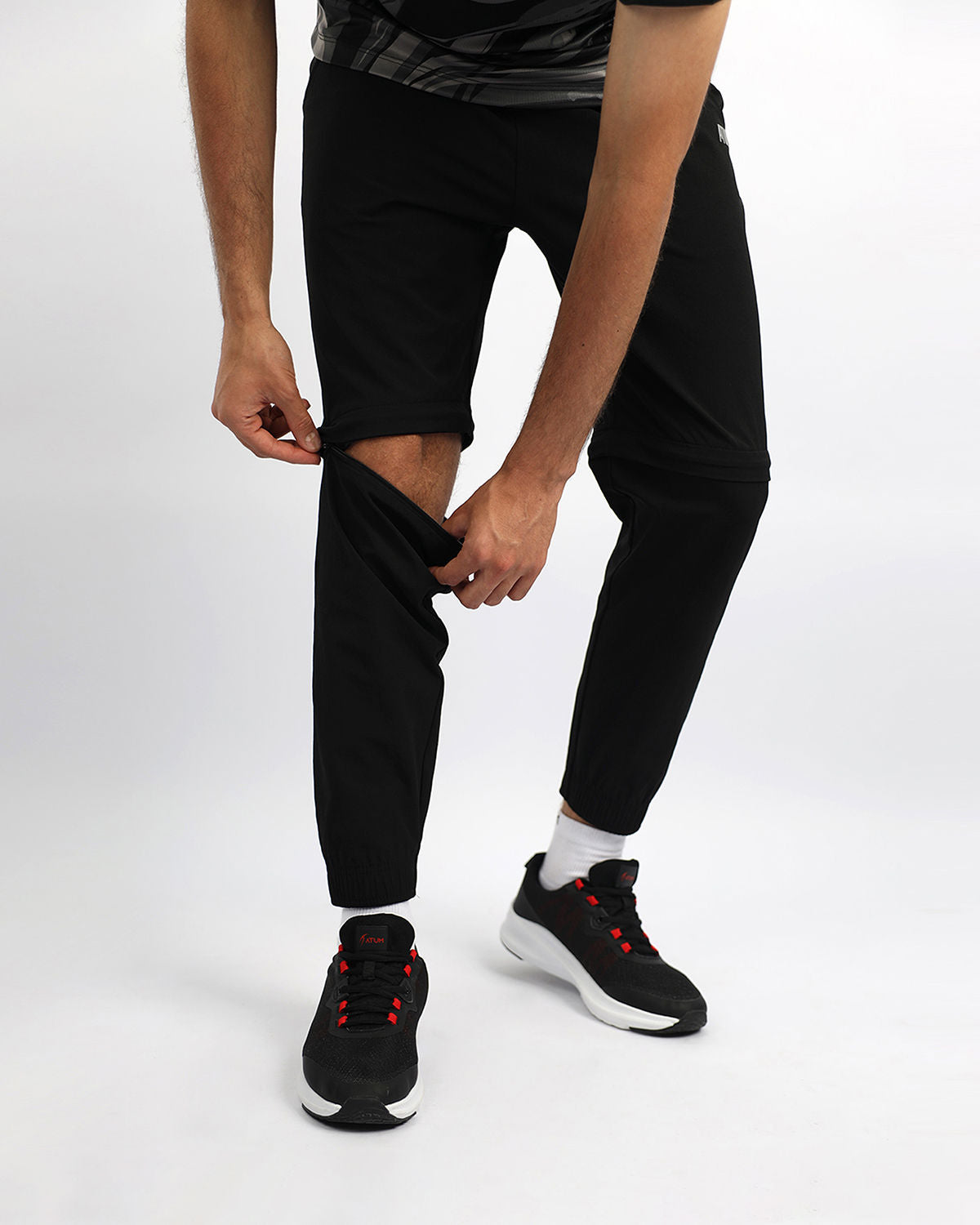 Adjustable Black Pant/Short-Atum -28143085