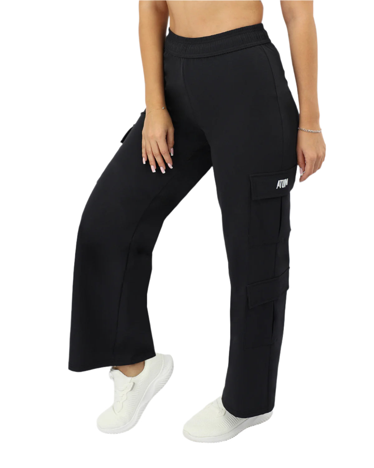 Women's Cargo Navy Pants-Atum -8028707