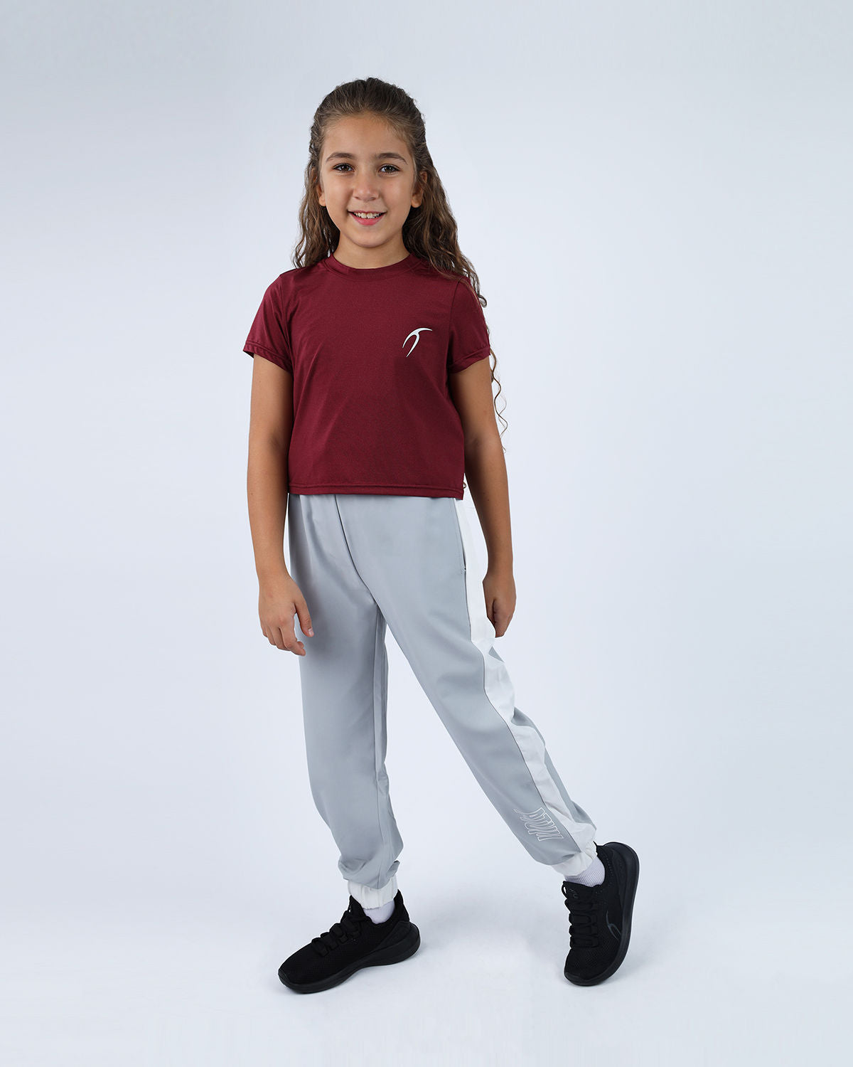 INGAME Short-Sleeve Burgundy T-Shirt-Atum -73331847