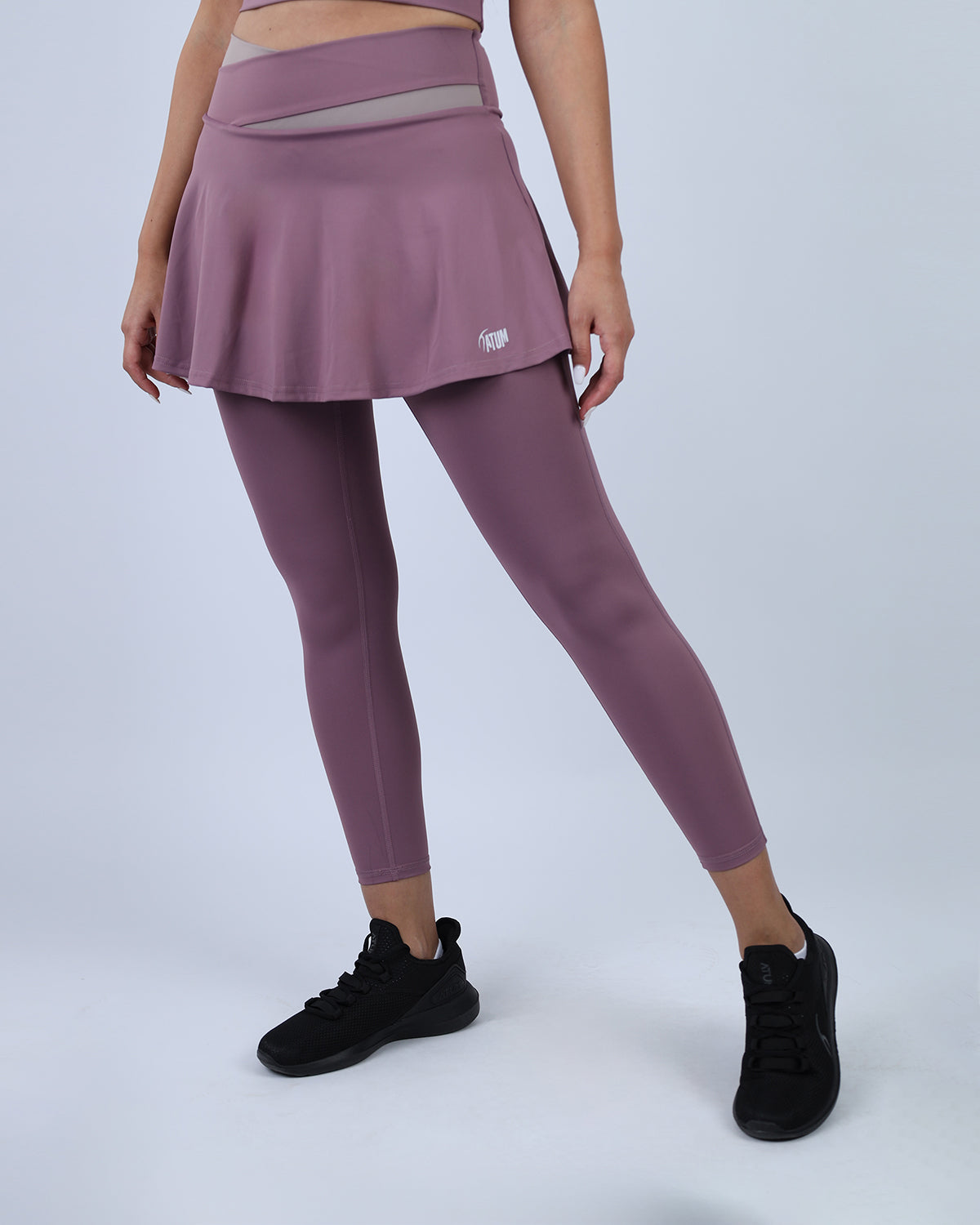 Flexi Flair Skirted Purple Leggings