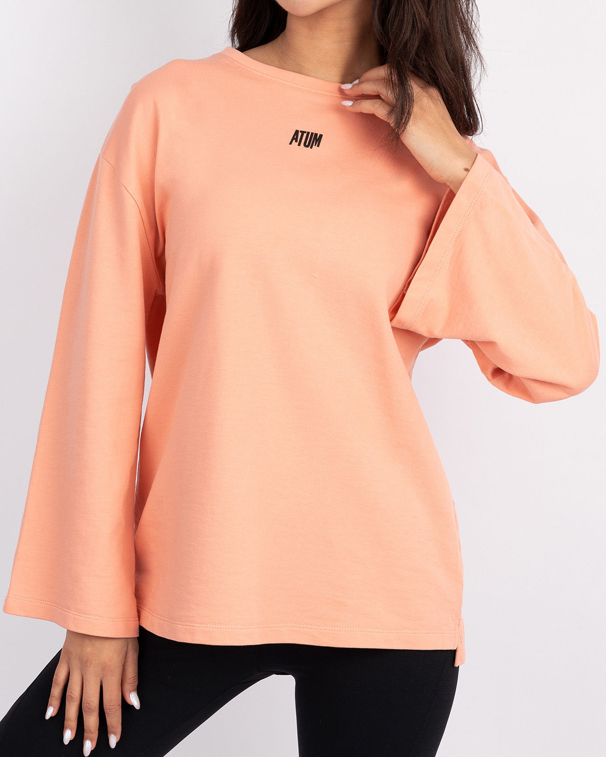 Elegance Oversize Coral T-Shirt-Atum -35472178