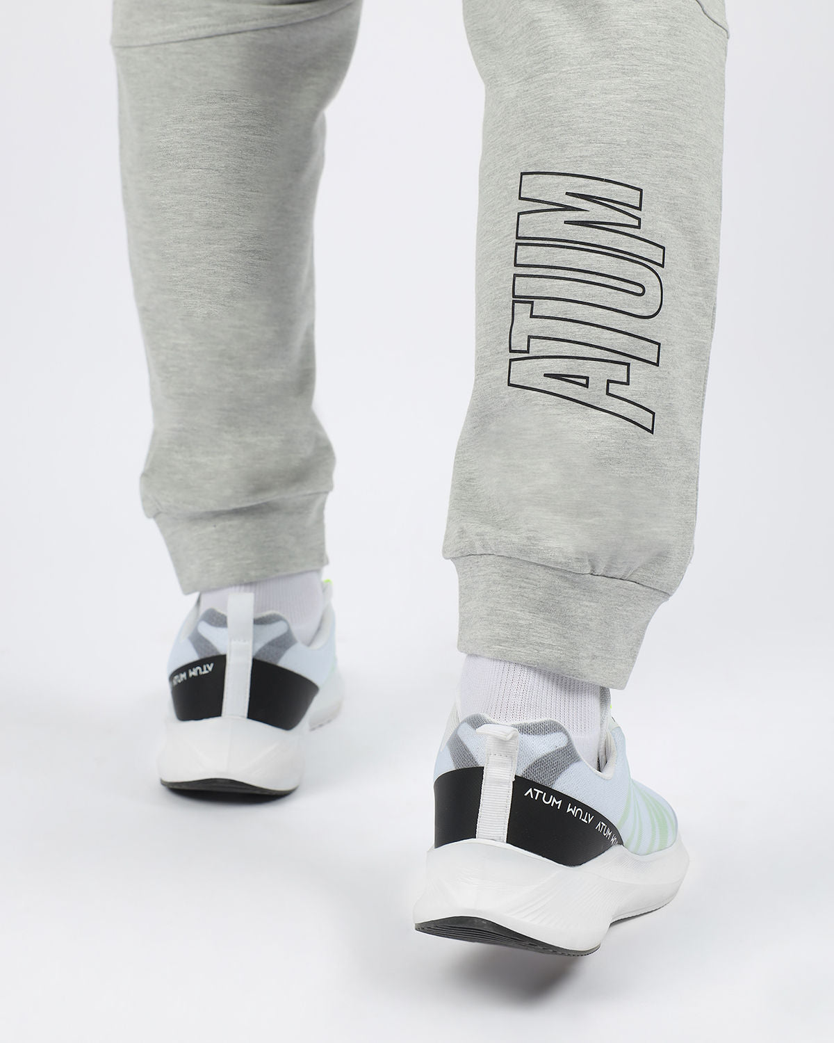 Men's Essential Light Gray Jogger Pants-Atum -48628145