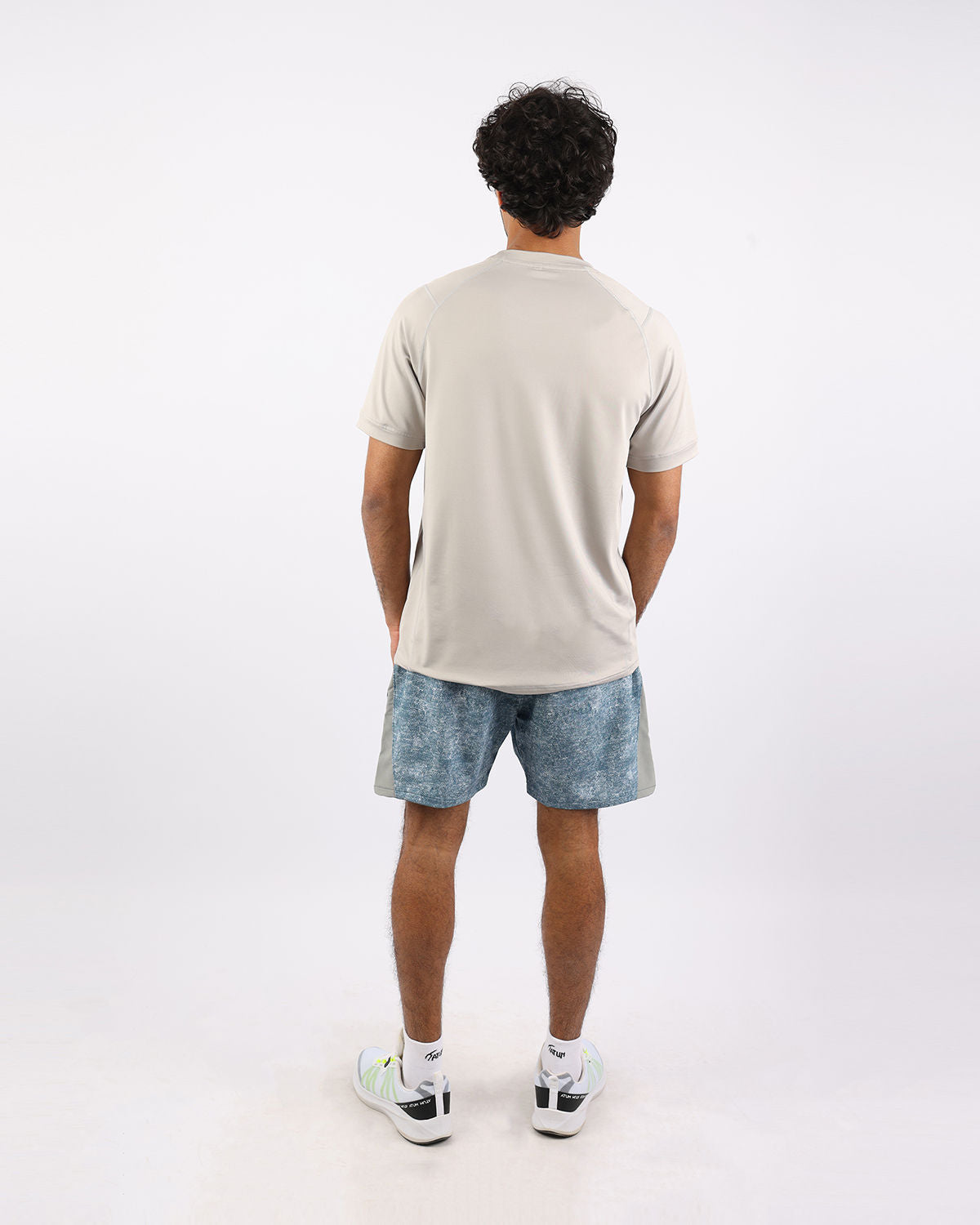 Energy Flow Men's Gray T-Shirt-Atum -78390673