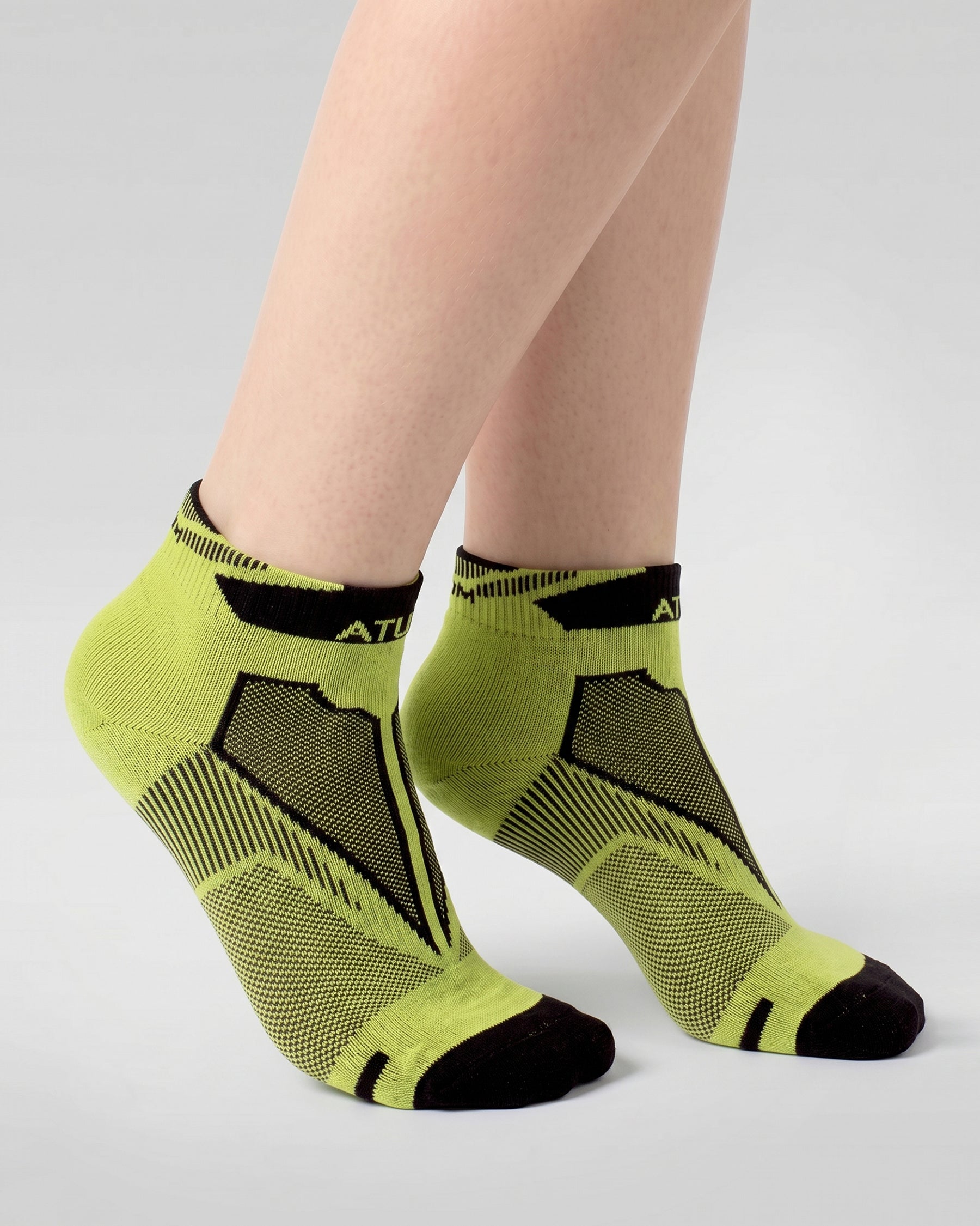 Kids Low-Cut Green Training Socks