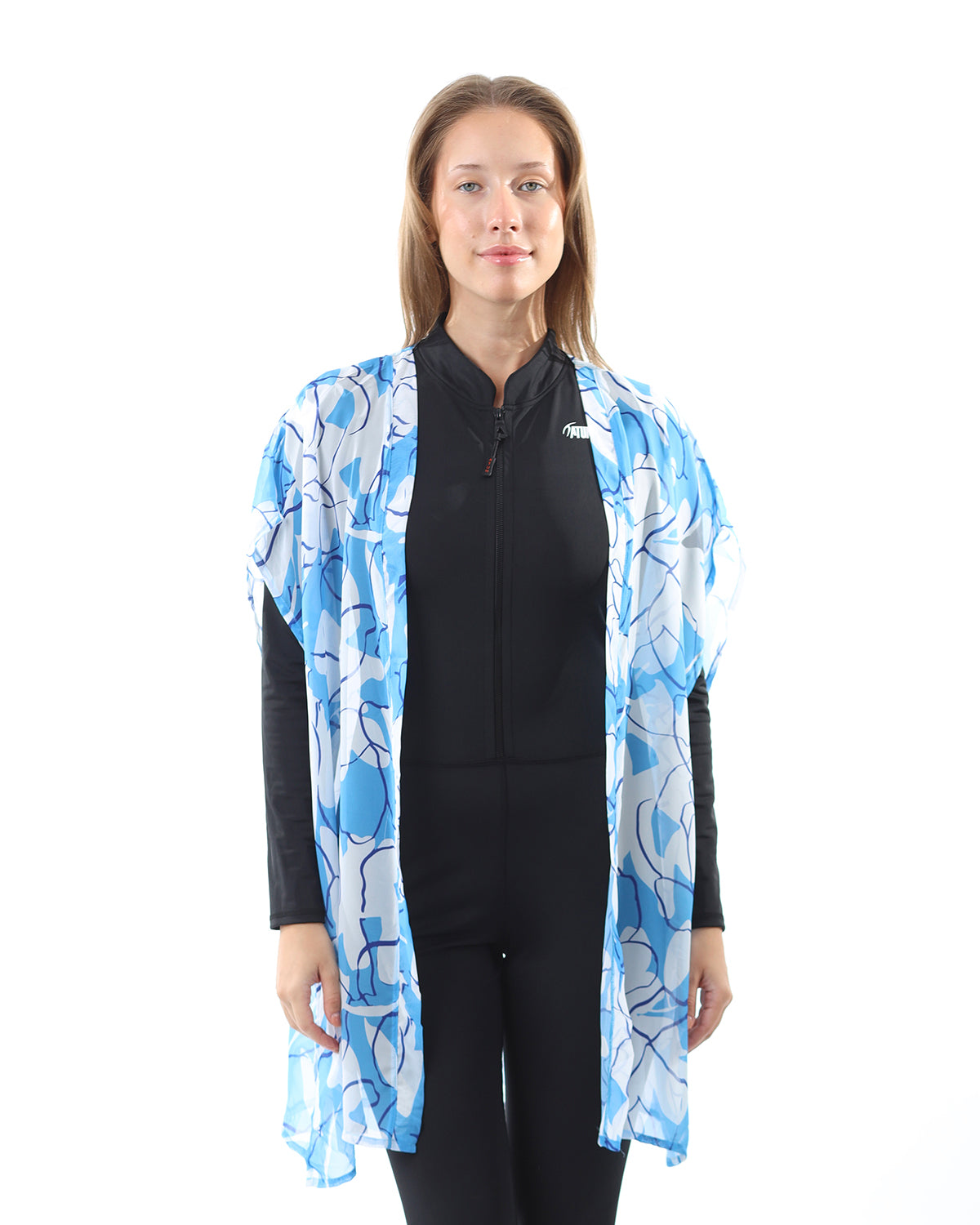 Blue Sky Turquoise Kimono-Atum -77707905