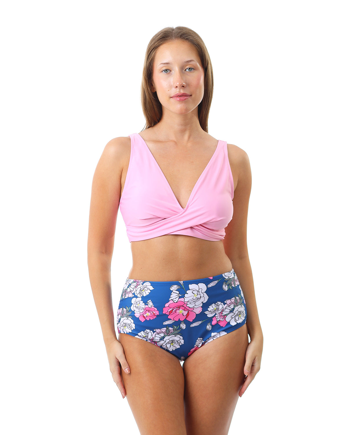 Floral Splash Rose Bikini-Atum -65494403