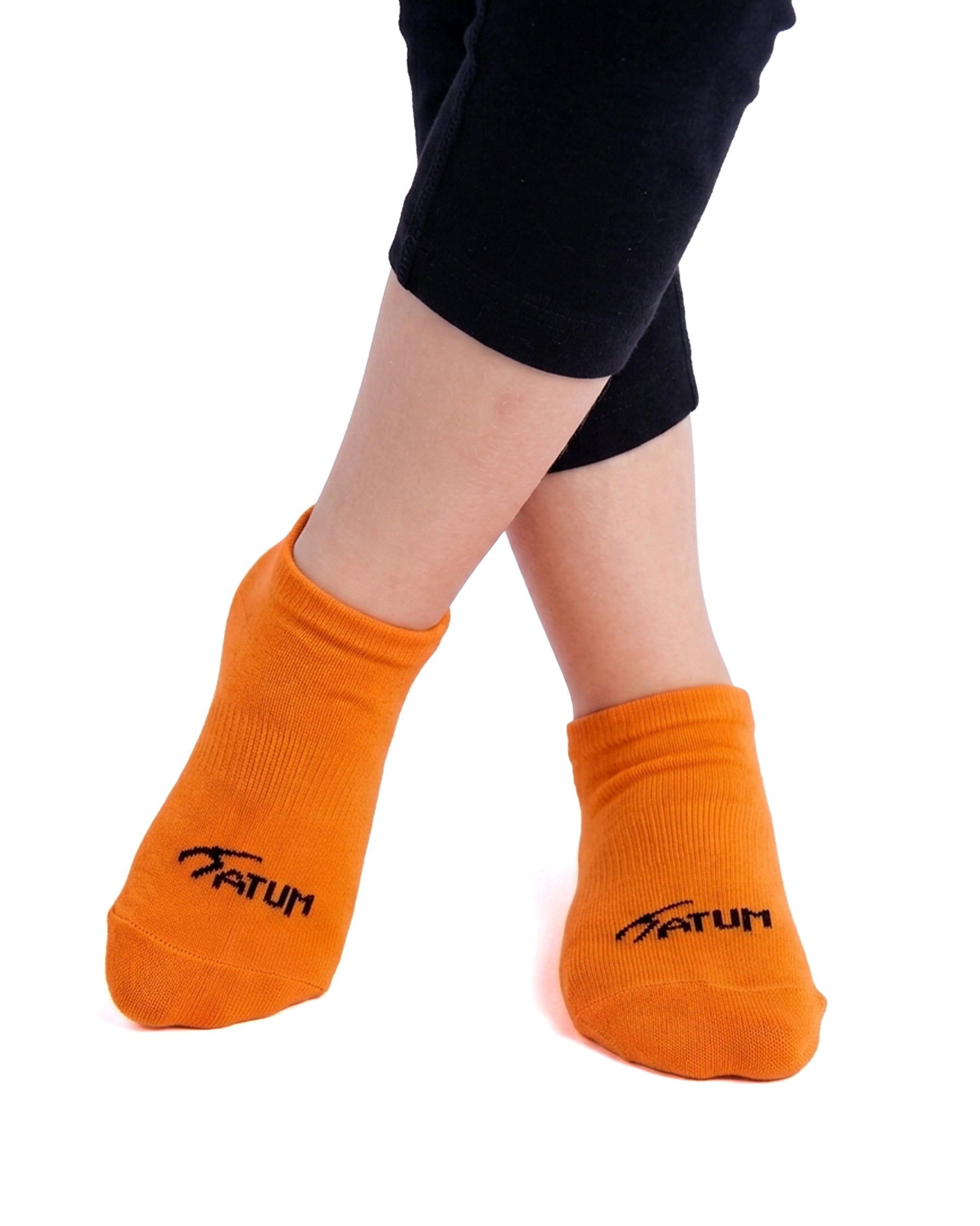 Kids Low-Cut MixOrange Training Socks-Pack of 3-Atum -88361702