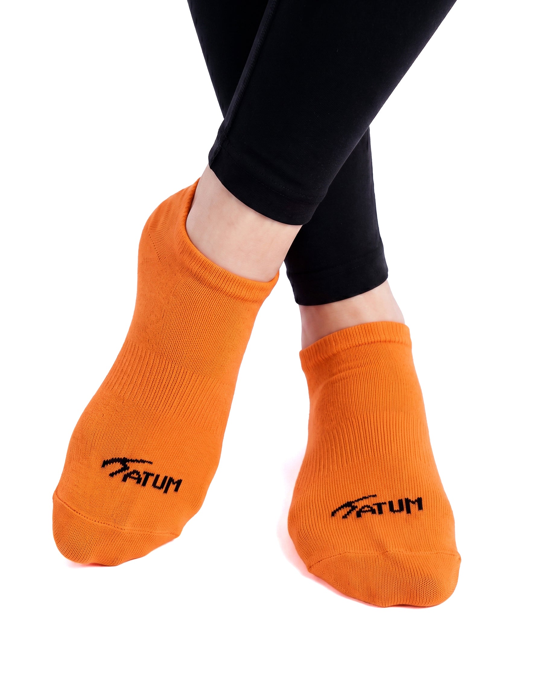 Adults Low-Cut MixOrange Training Socks-Pack of 3-Atum -36664504