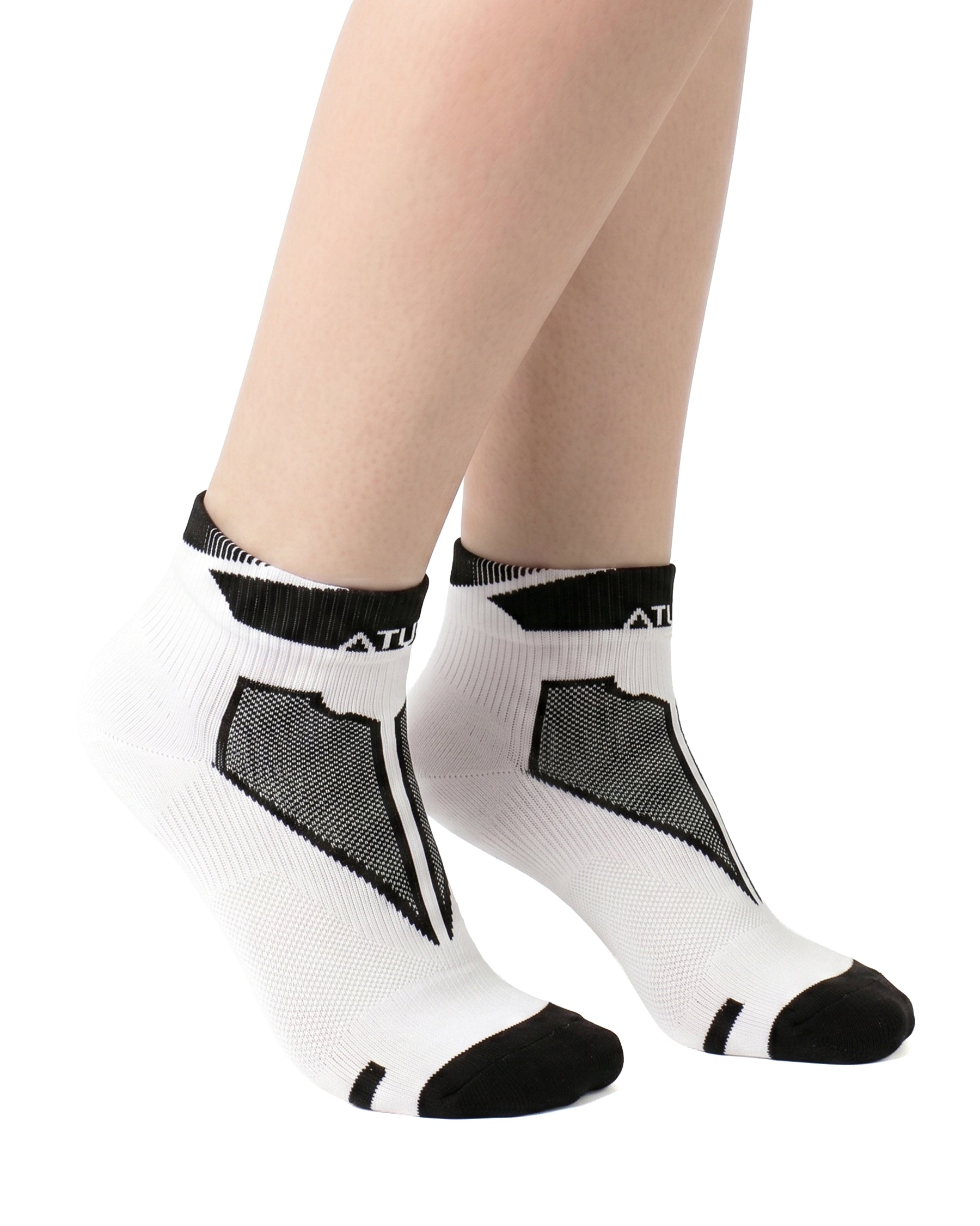 Kids Low-Cut White Training Socks-Atum -65296050