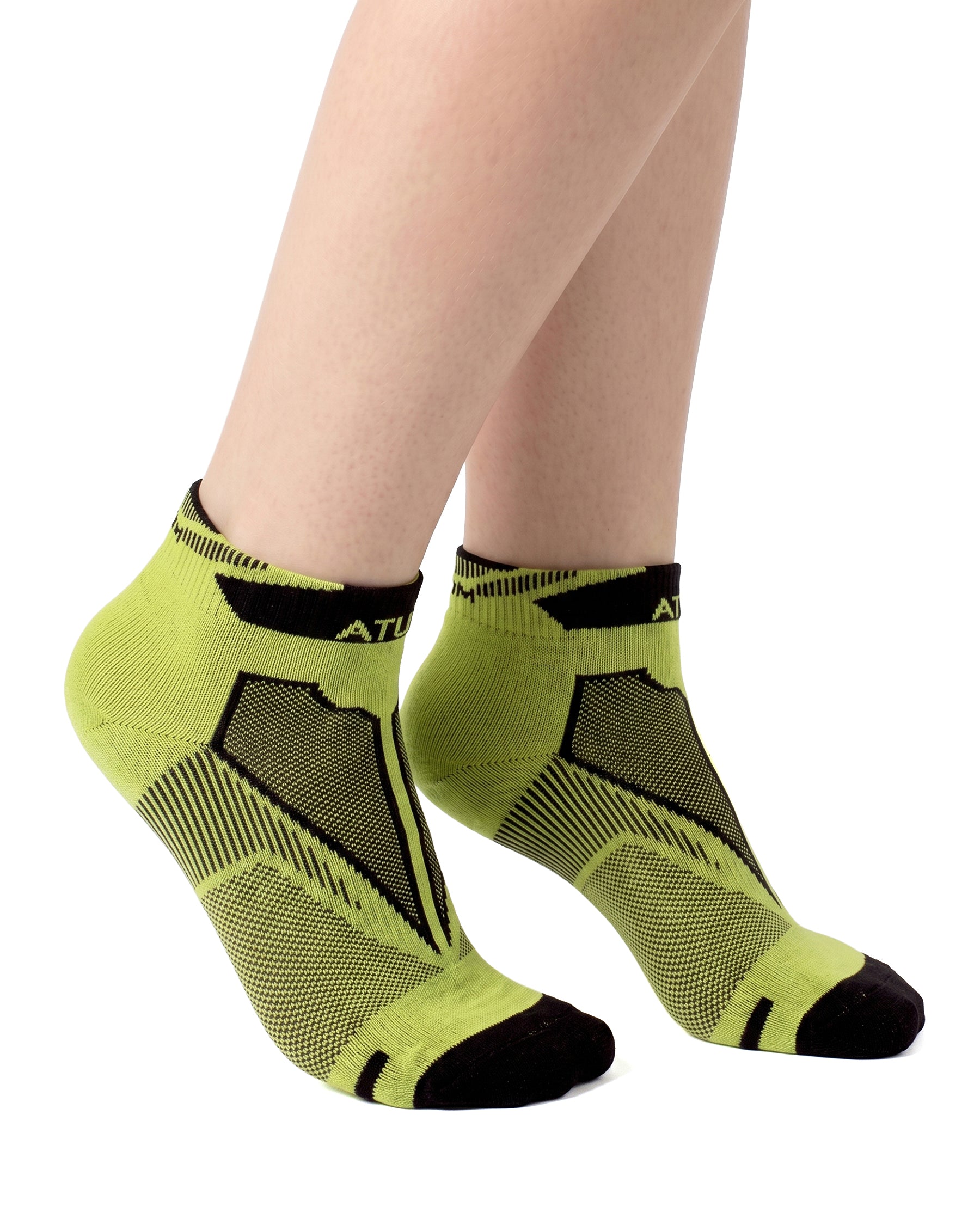 Kids Low-Cut Green Training Socks-Atum -28855408