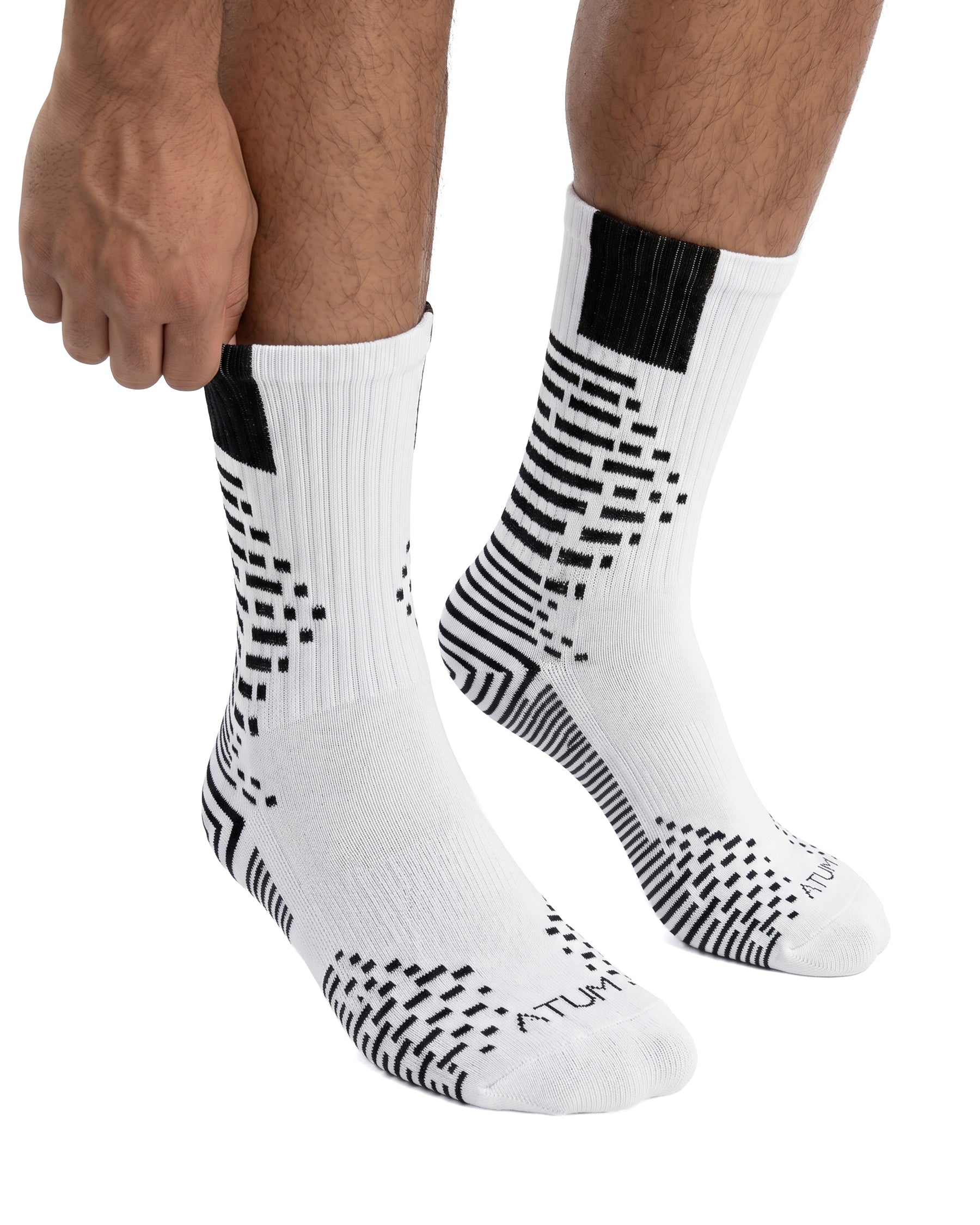 Adults Unisex Long White-Tex Training Socks-Atum -34111567
