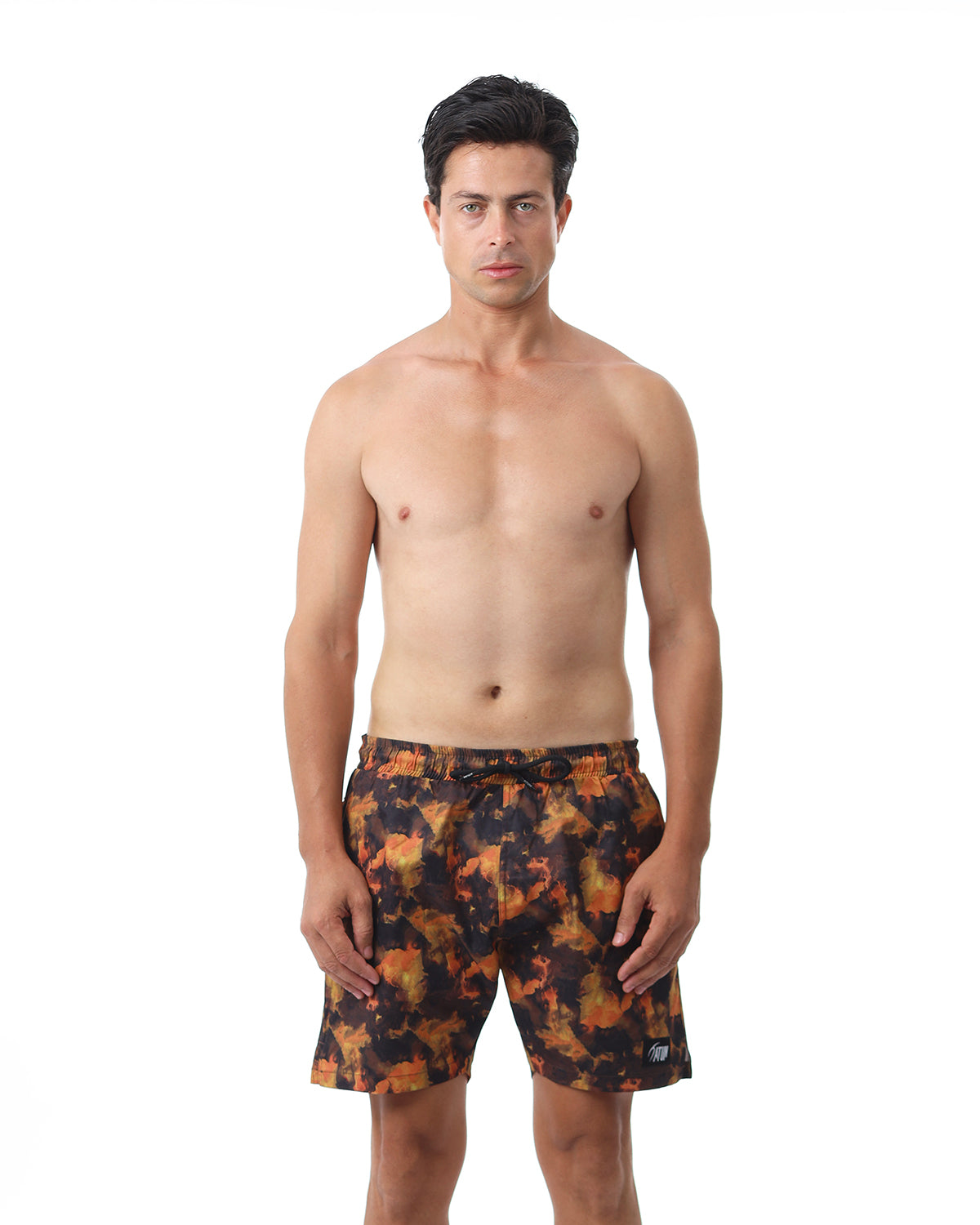 Horizon Orange Swim Short-Atum -58405851