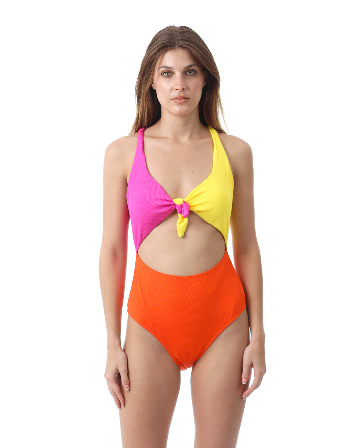 Sunset Vibes Orange Swimsuit-Atum -3529285