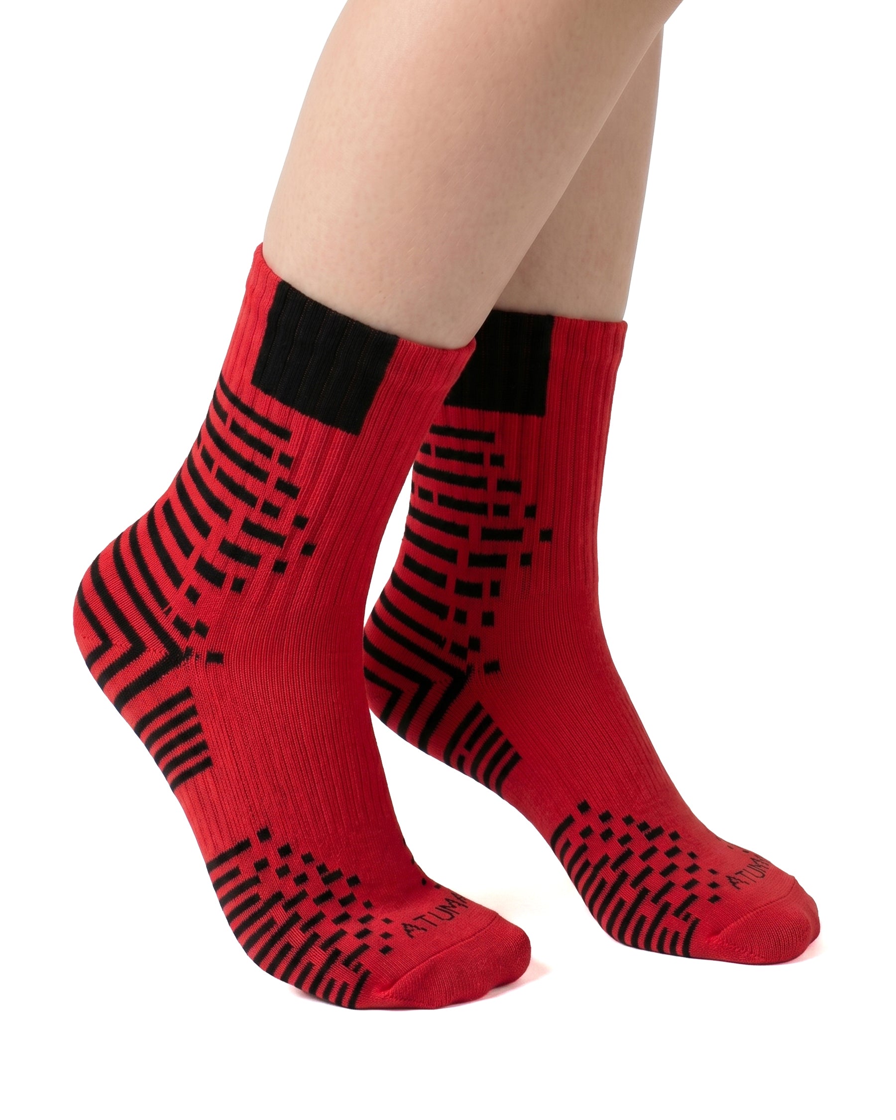 Kids Mid-Crew Red-Tex Training Socks