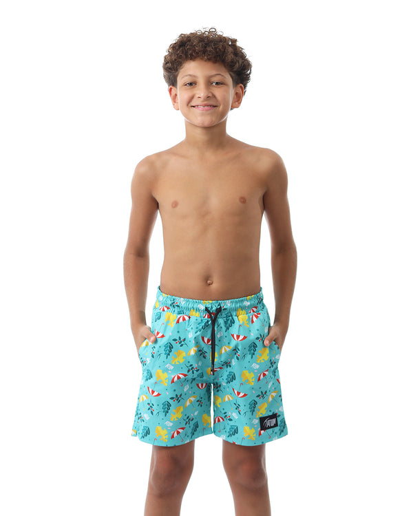 Summer Vibes Boy's Mint Swim Short-Atum -19708620