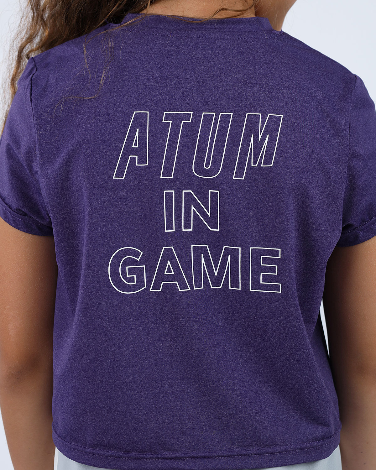 INGAME Short-Sleeve Purple T-Shirt-Atum -83525389