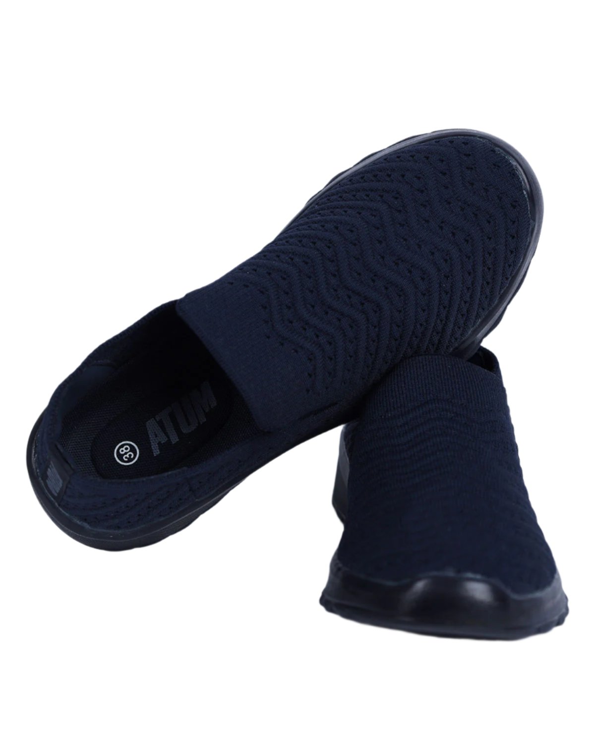 Stylish Slip-On Navy Women Shoes-Atum -87569558