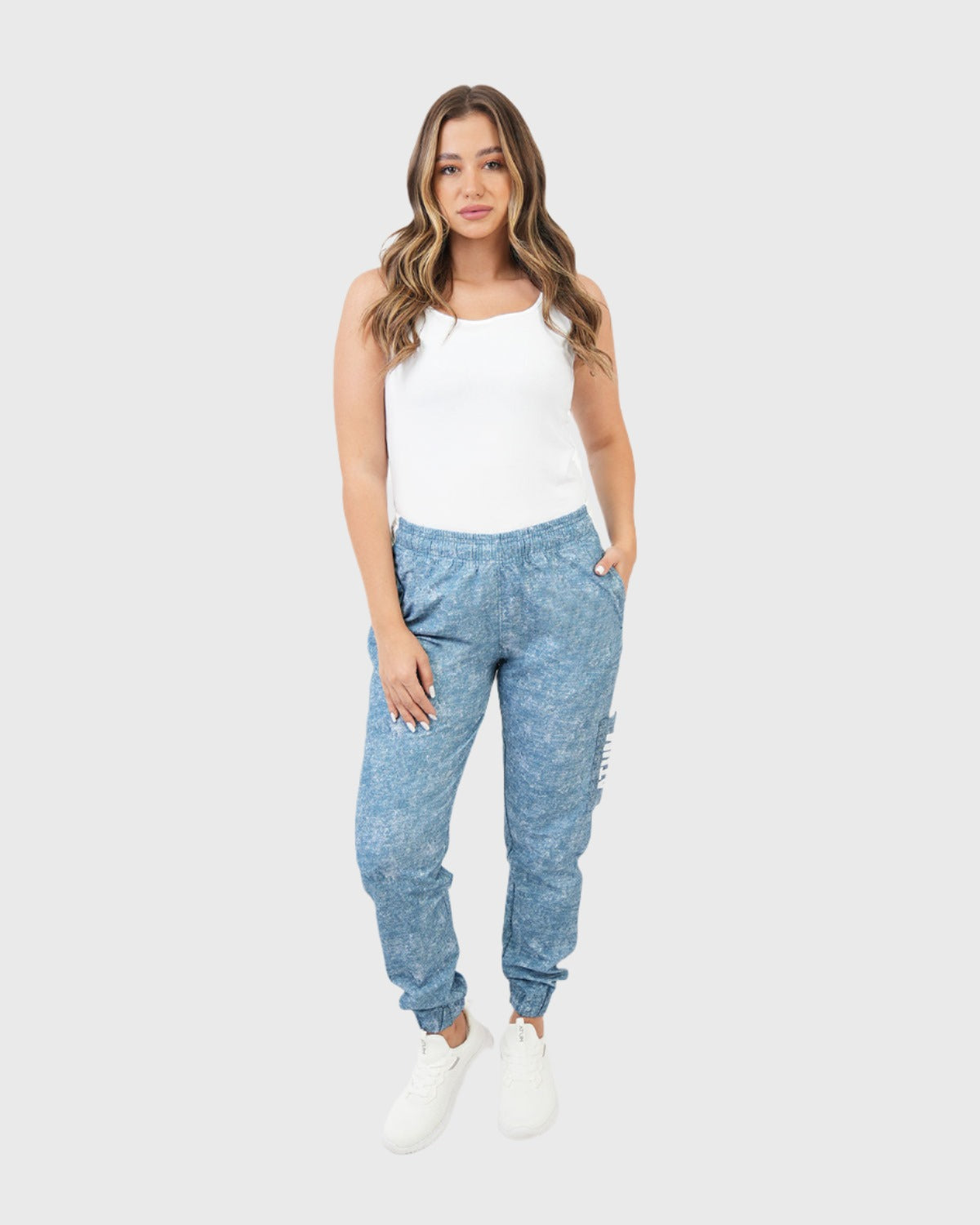 Gym Track Navy Women's Pants-Atum -72275275