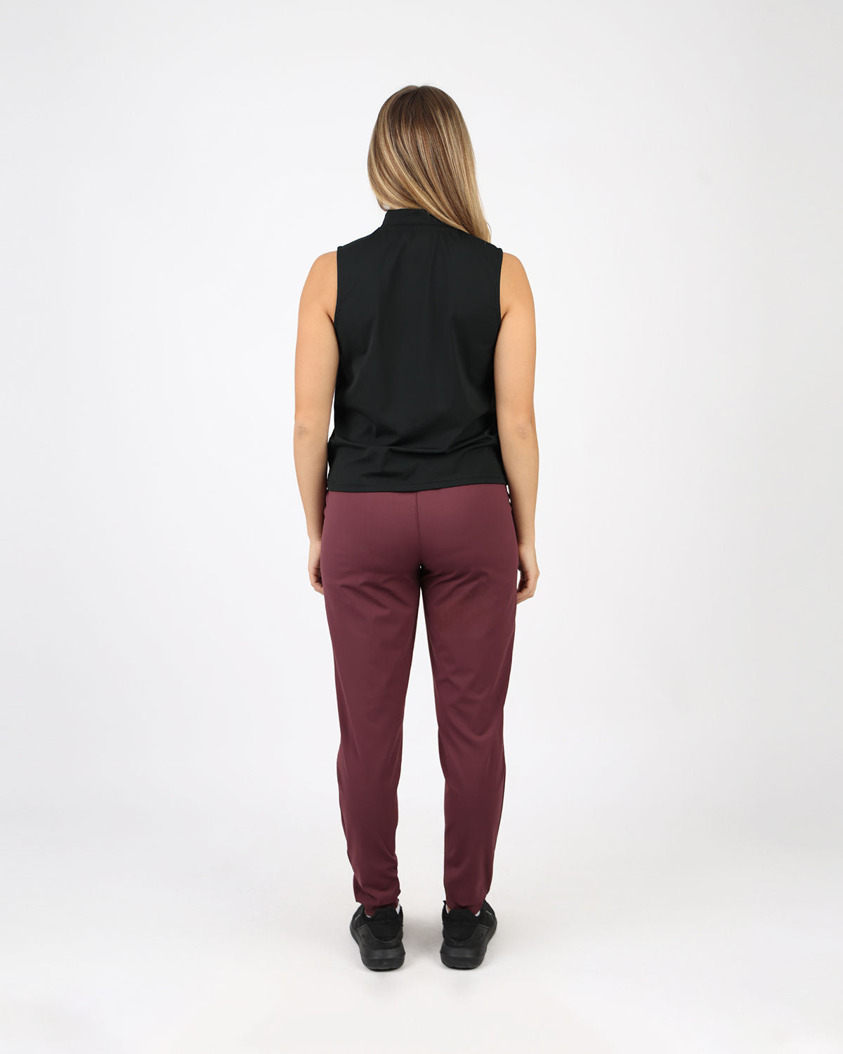 Relaxed Fit Burgundy Pants-Atum -14859552