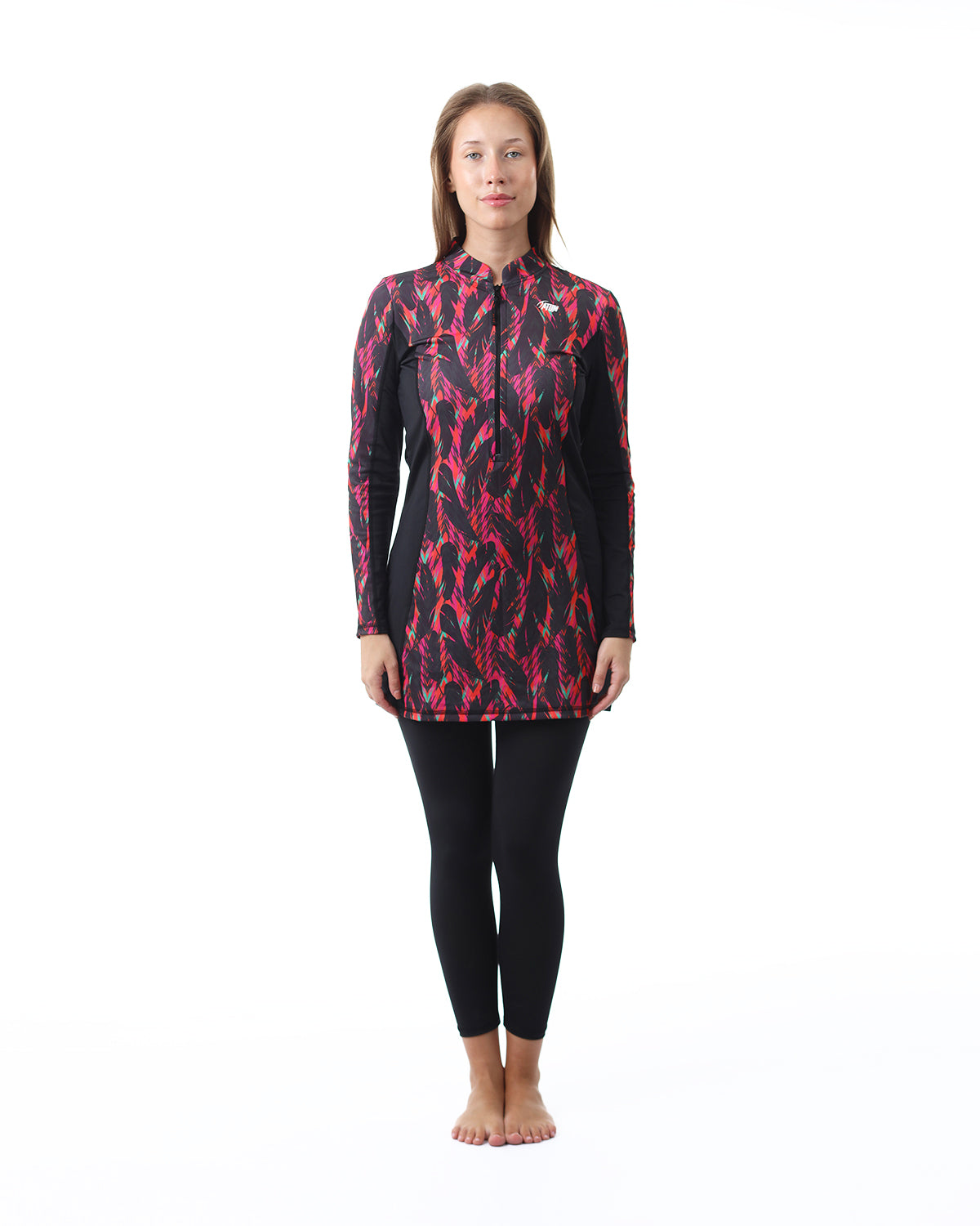 Night Garden Black Long Rashguard-Atum -12887575