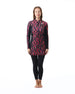Night Garden Black Long Rashguard