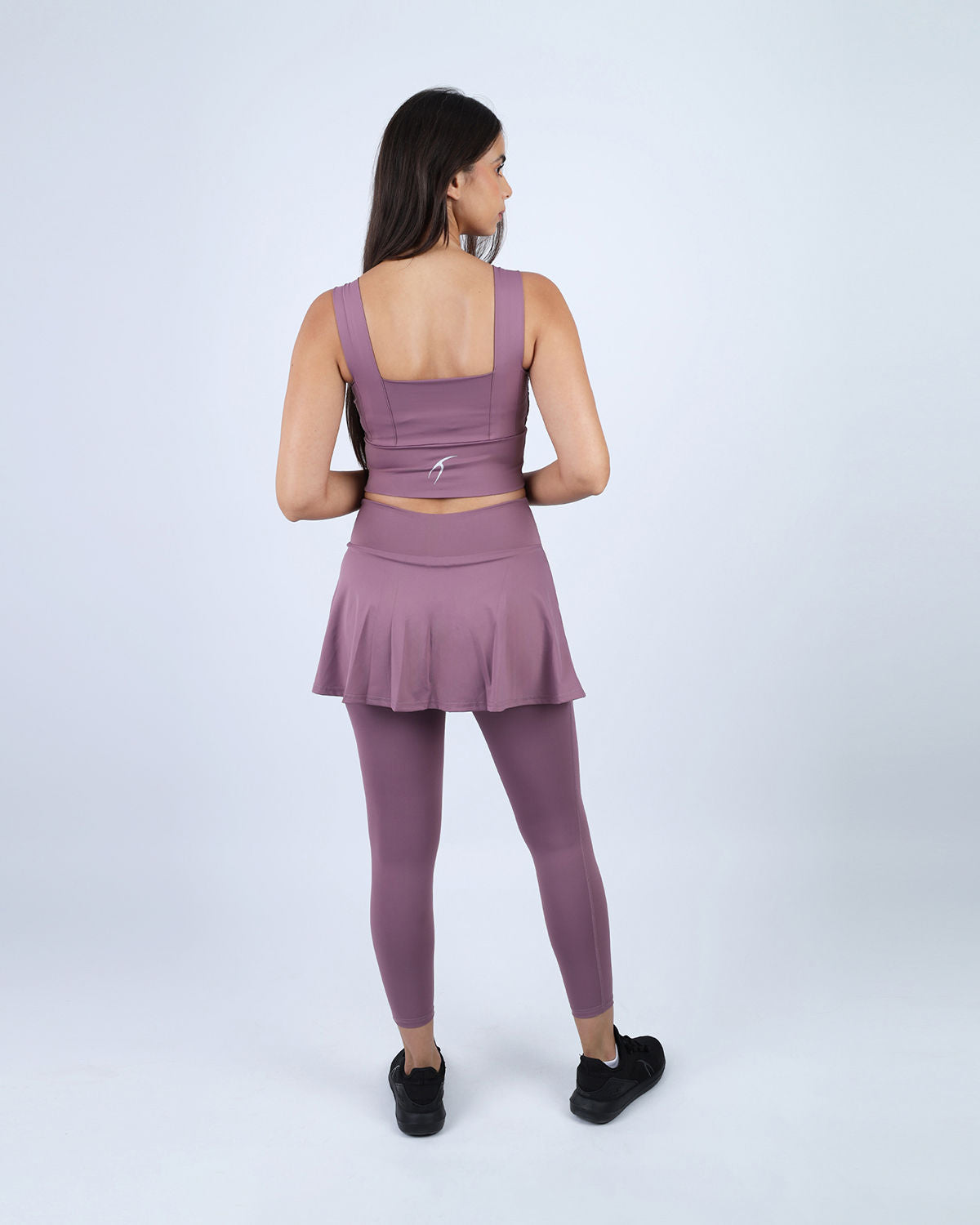 Flexi Flair Skirted Purple Leggings-Atum -67077150