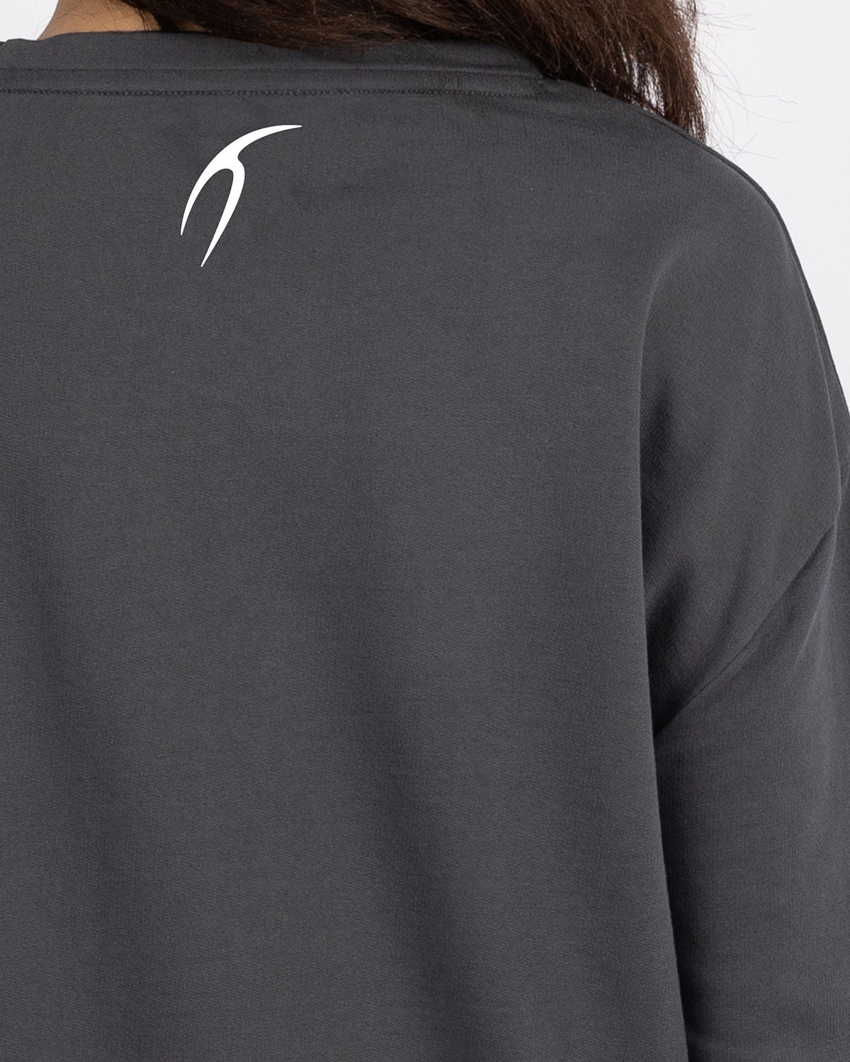 Elegance Oversize Gray T-Shirt-Atum -38358074