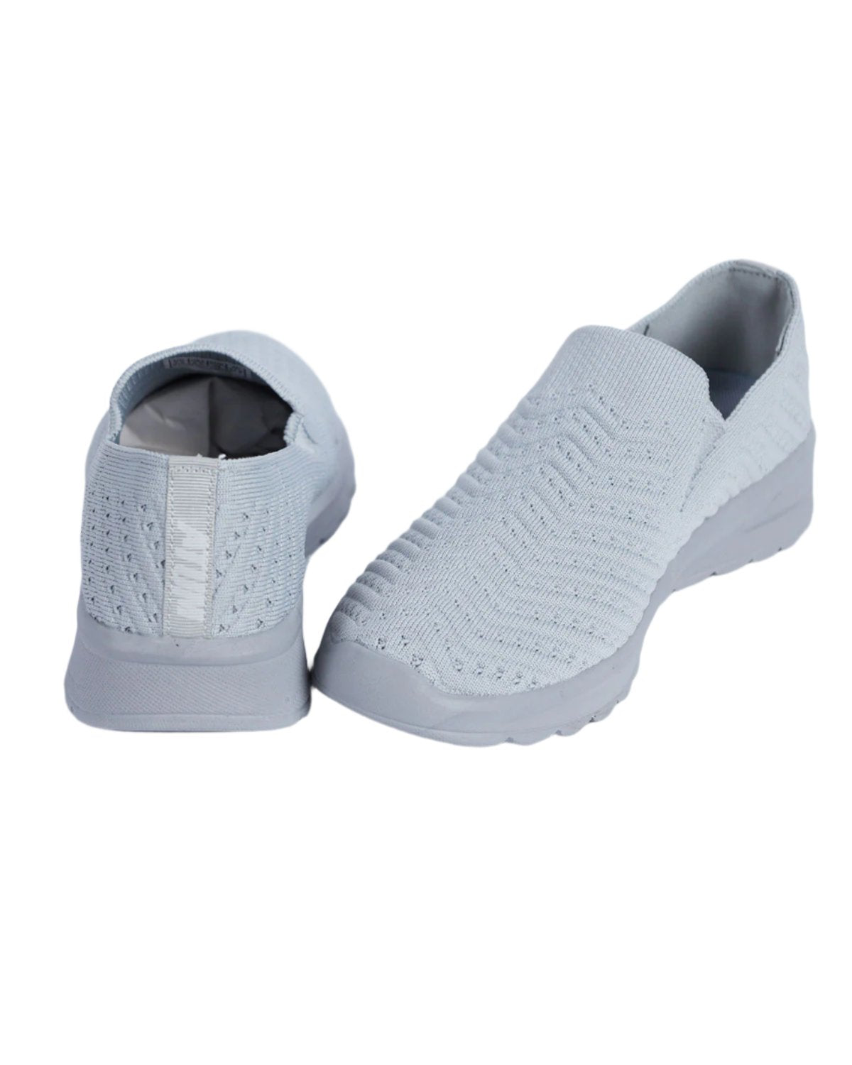Stylish Slip-On Gray Women Shoes-Atum -44273990