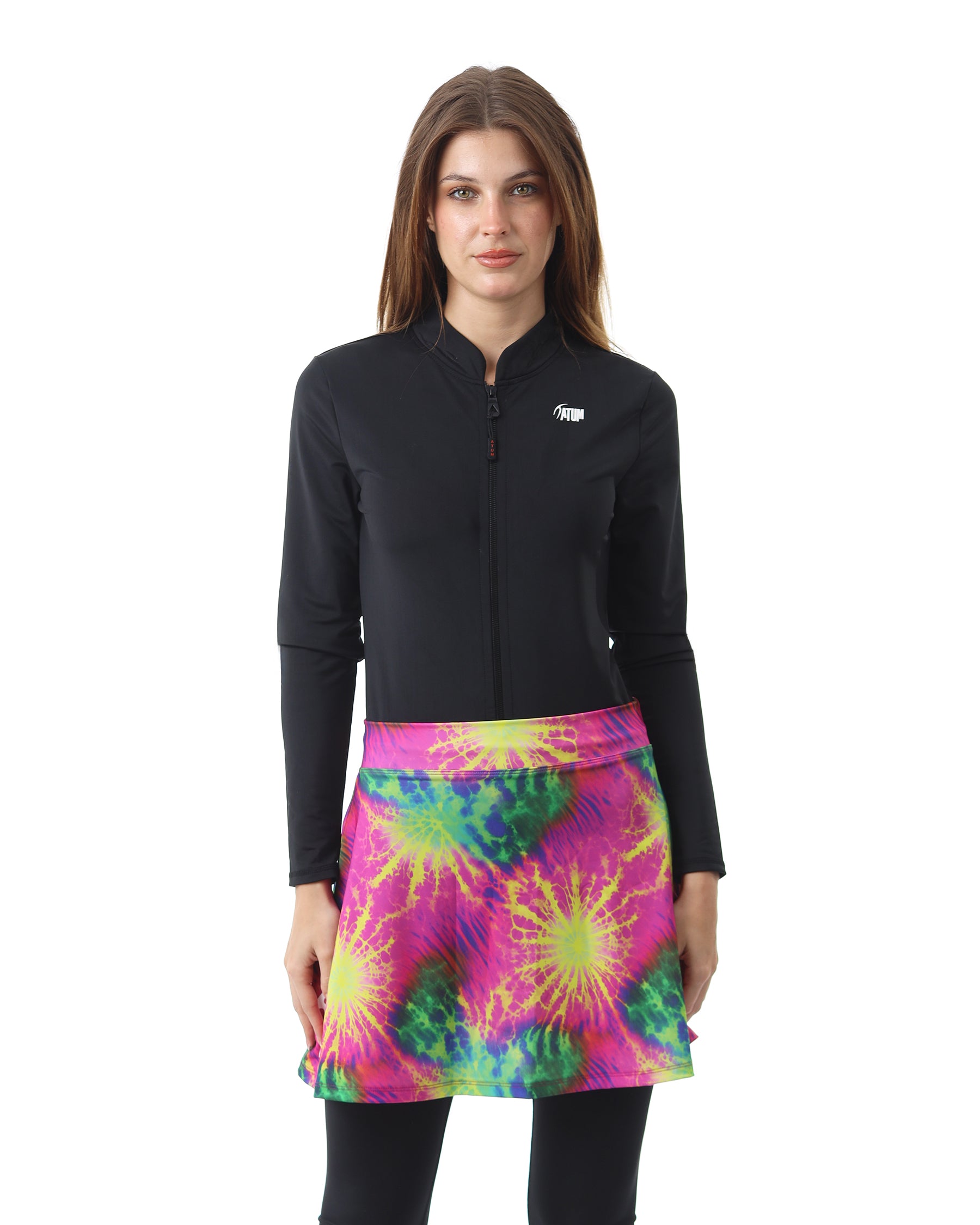 Neon Splash Pink Skirt-Atum -87016622