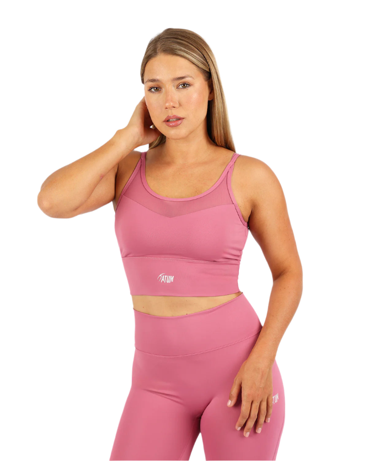 SculptFlex Pink Crossback Bra-Atum -95133668