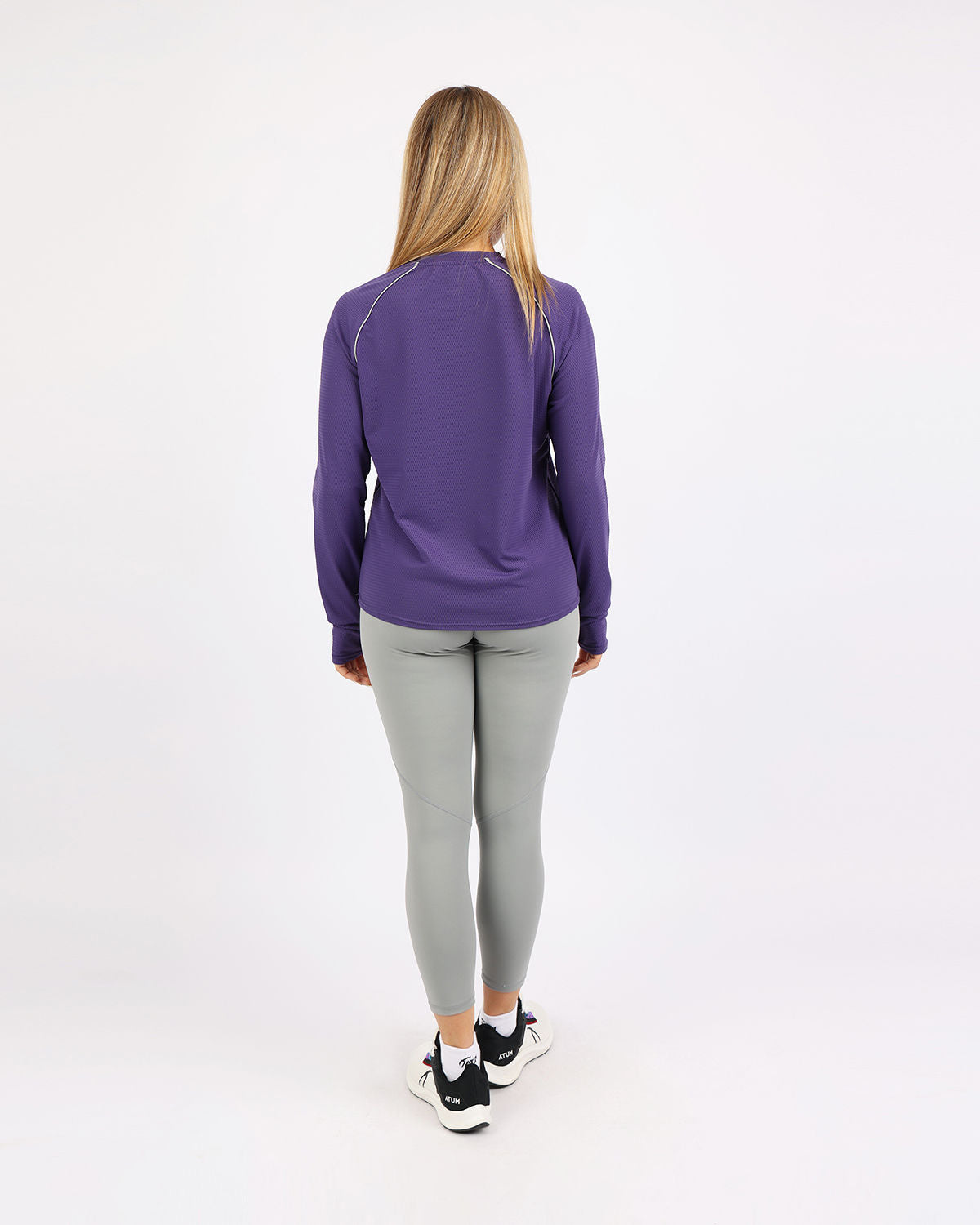 Long-Sleeve Training Purple Top-Atum -39201401